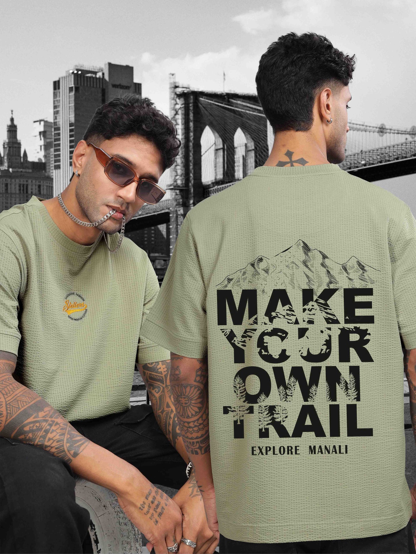 Moose Grey Men’s Oversize T Shirt