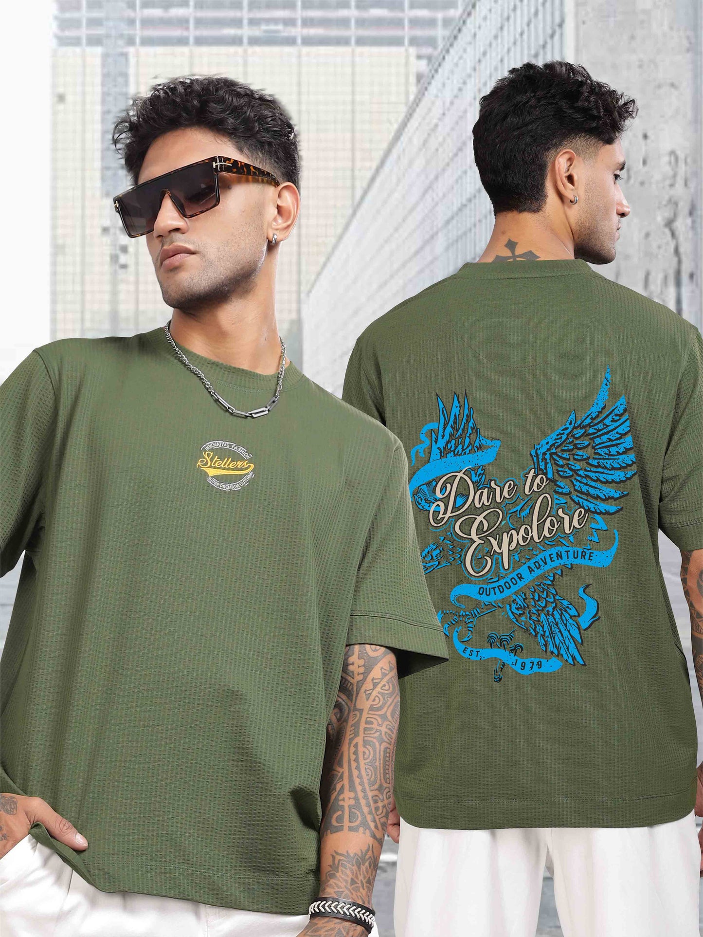 Olive Green Men’s Oversize T-Shirt
