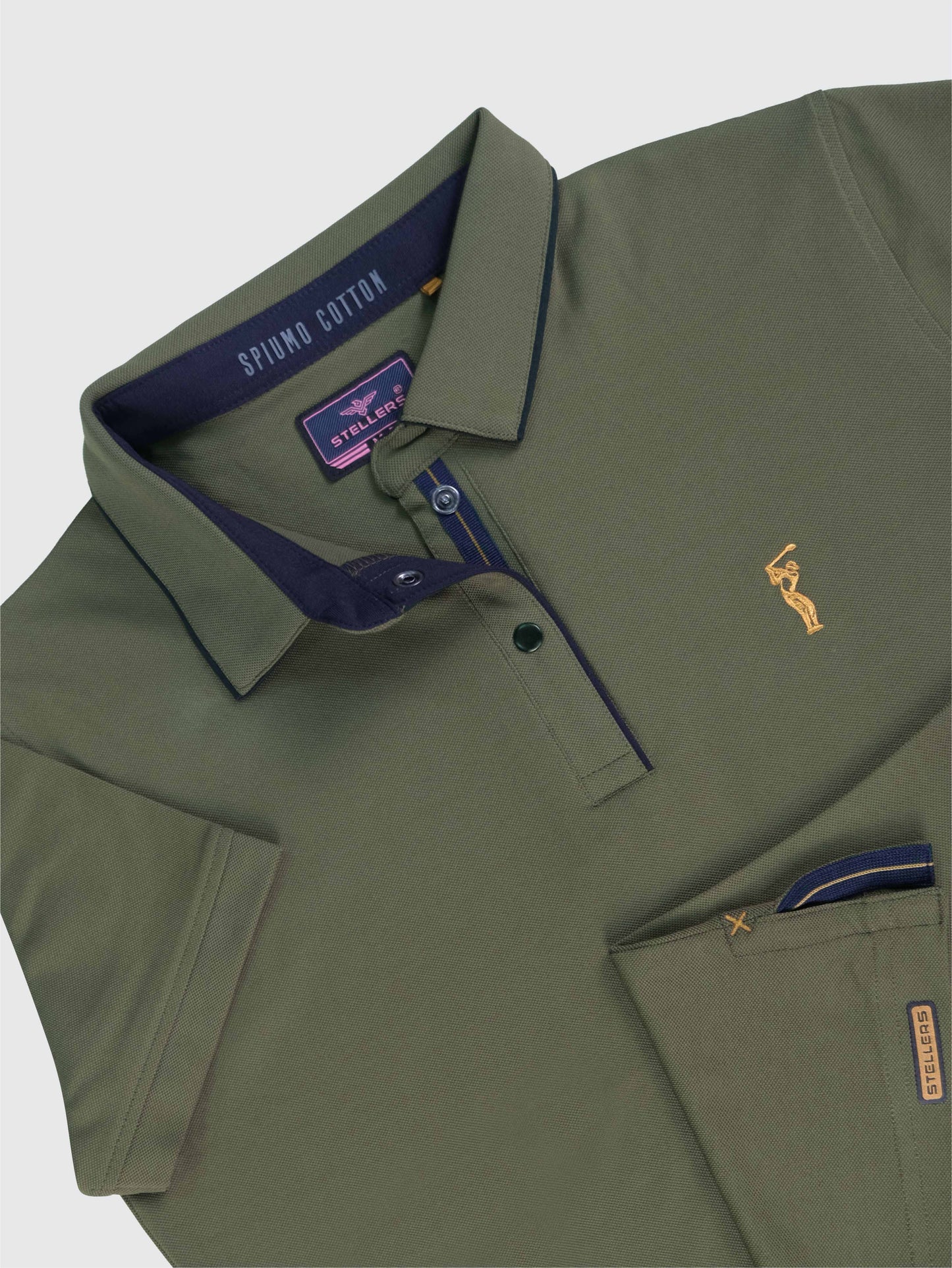 Olive Women Premium SoftBerry PQ Polo T-Shirt