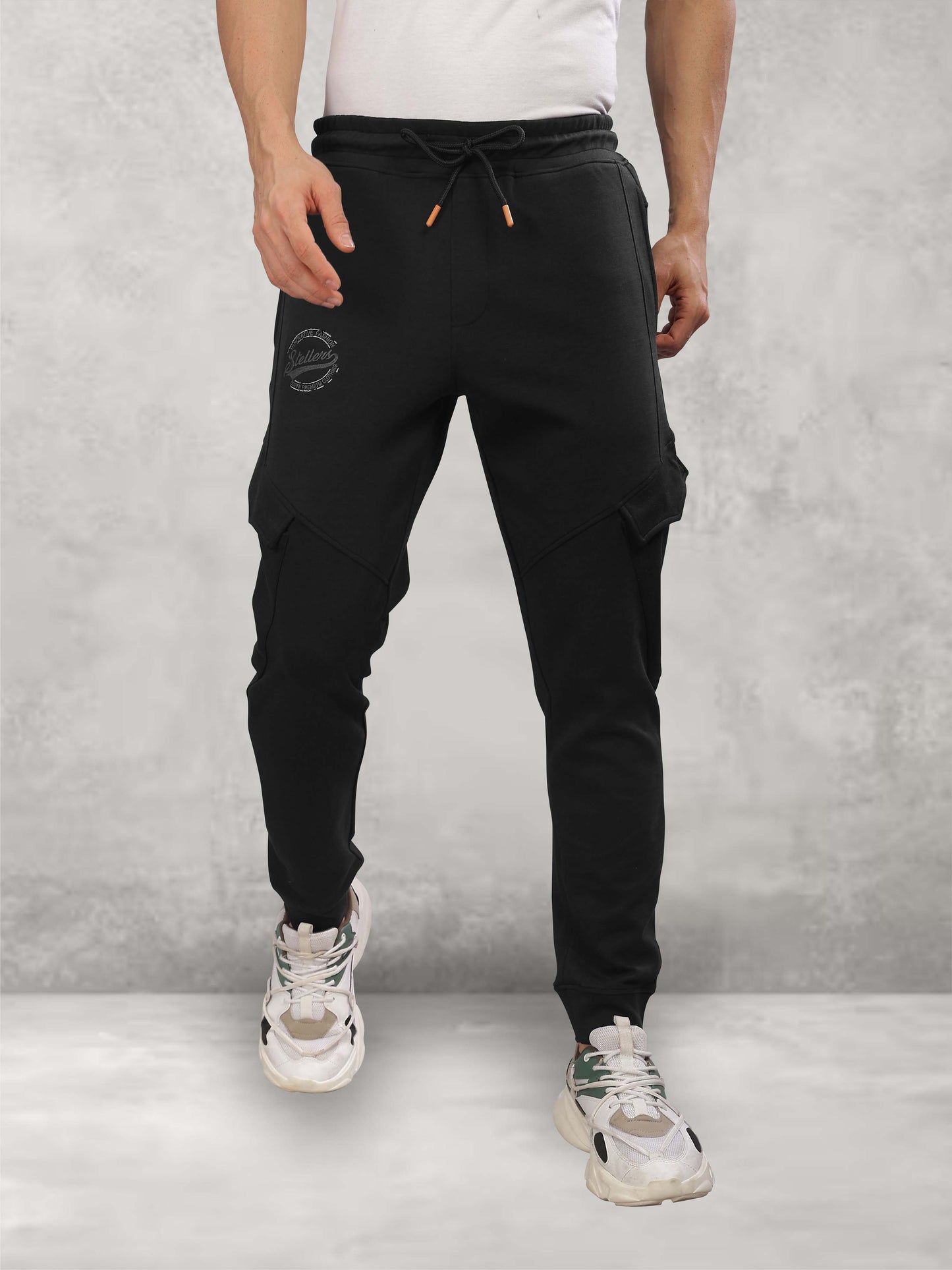 Black Track Pant for Men