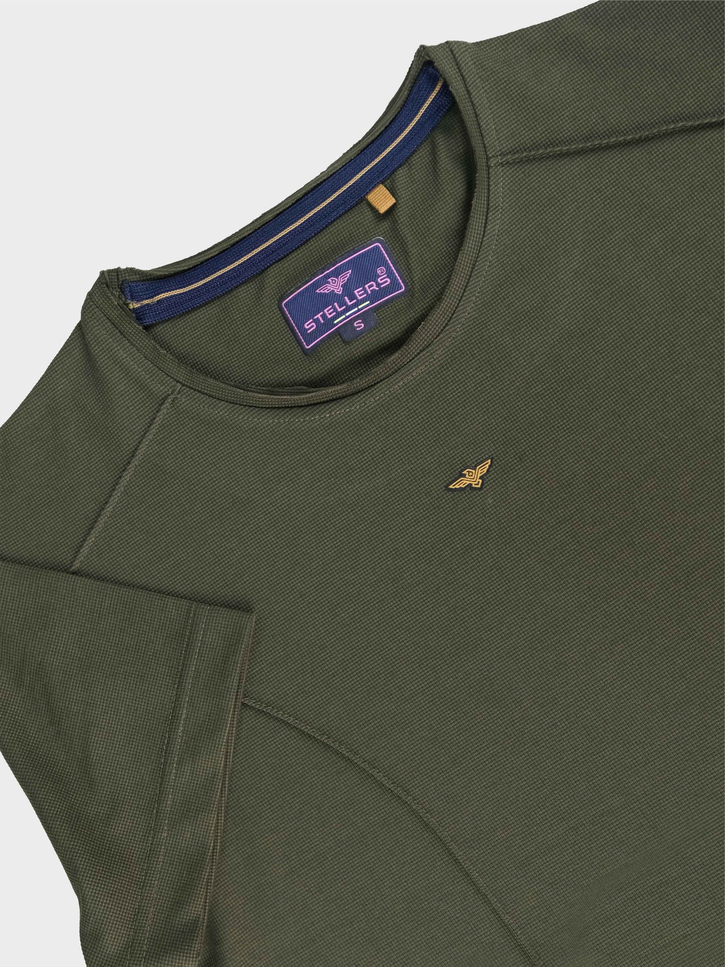 Women's Premium Cotton Crew Neck T-shirts - Olive Green