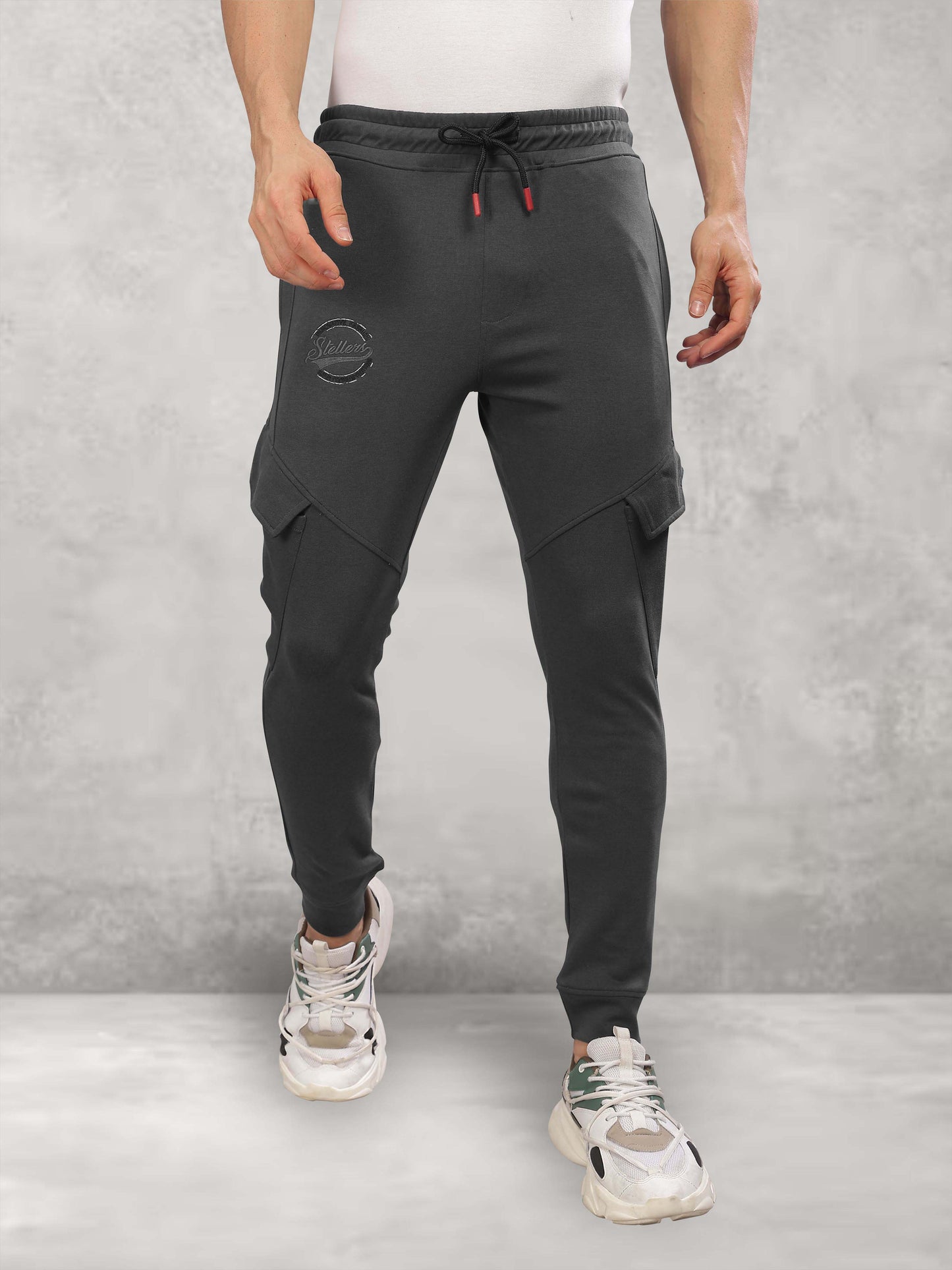 Dark Grey Track Pant for Men