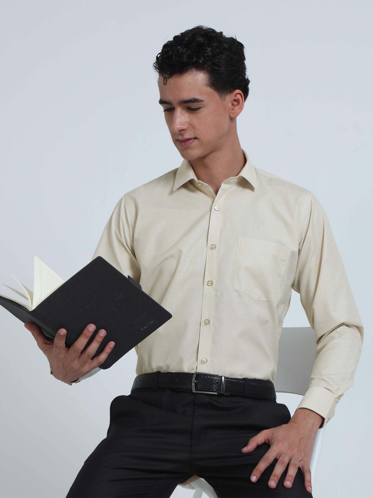 Fawn Filla Fill Formal Shirt for Men