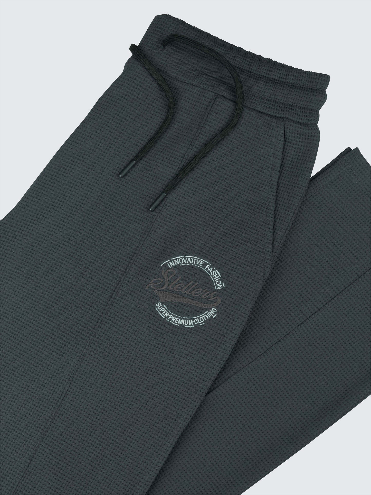 Men's Premium Stretchable Track Pants - Dark Grey | Feather Touch Feel | Regular Fit | Wrinkle Free | Quick Dry