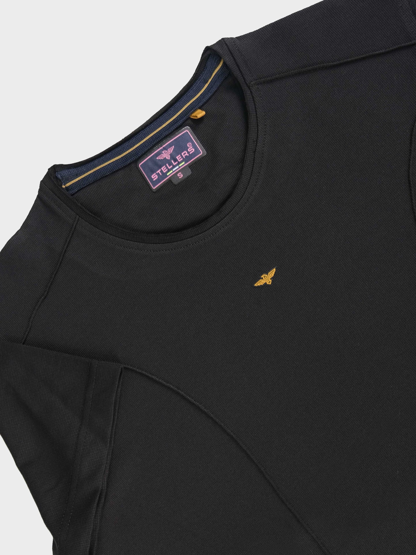Women's Premium Cotton Crew Neck T-shirts - Black