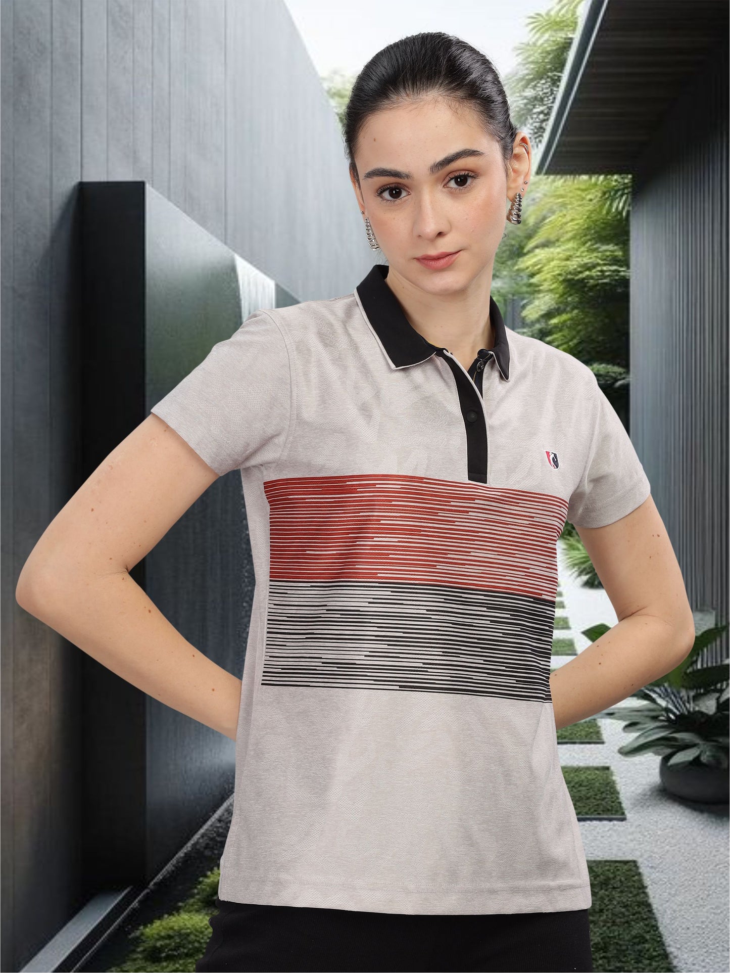 Grey Women's Sportswear T Shirt