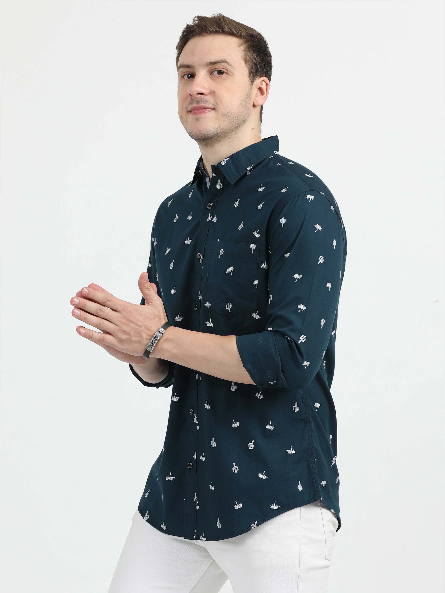Dark Navy Casual Shirt for Men