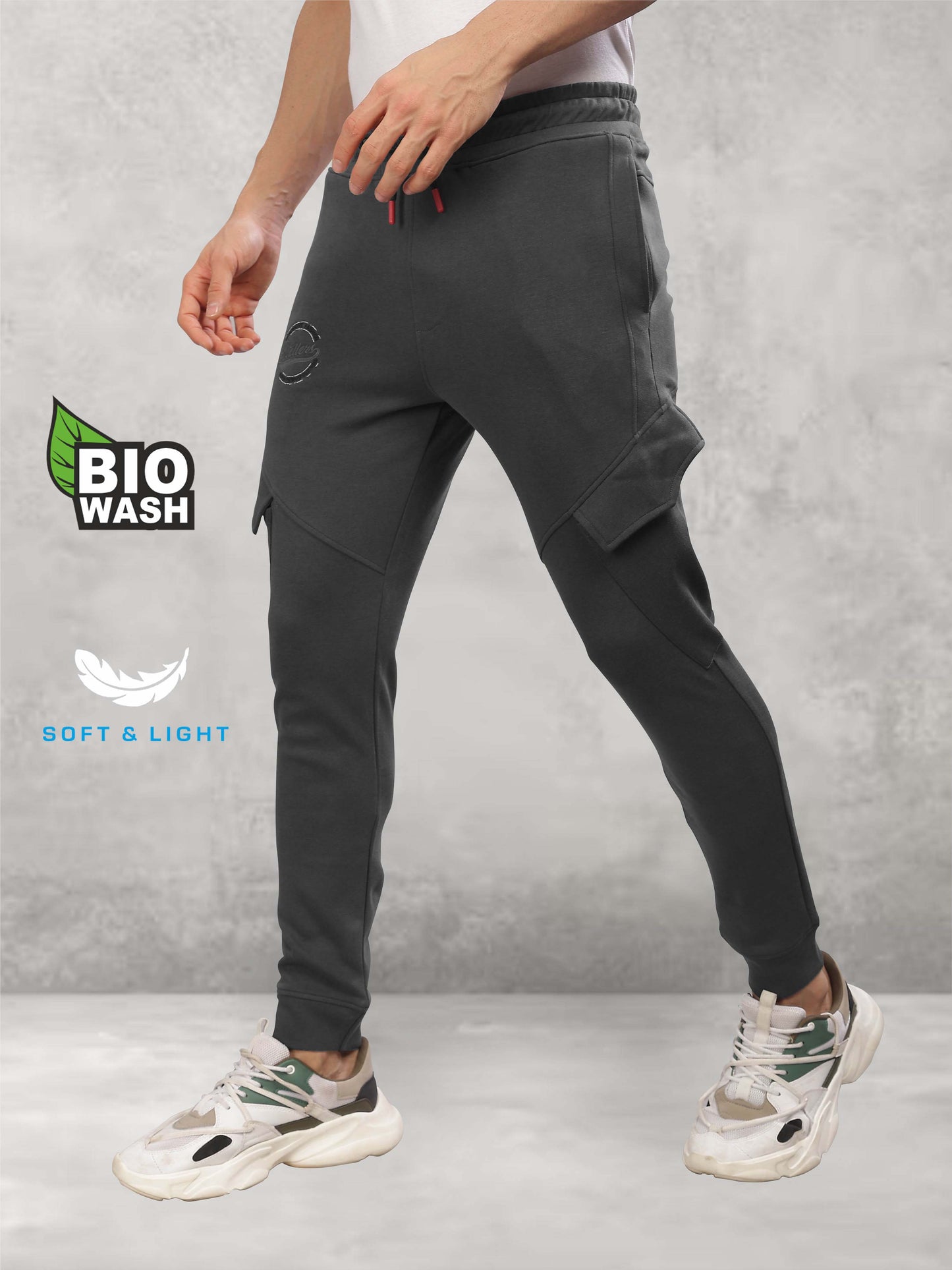 Dark Grey Track Pant for Men