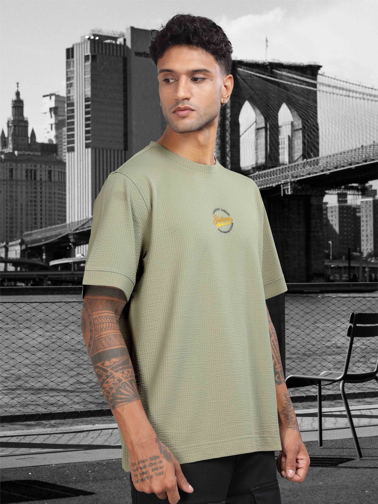 Moose Grey Men’s Oversize T Shirt