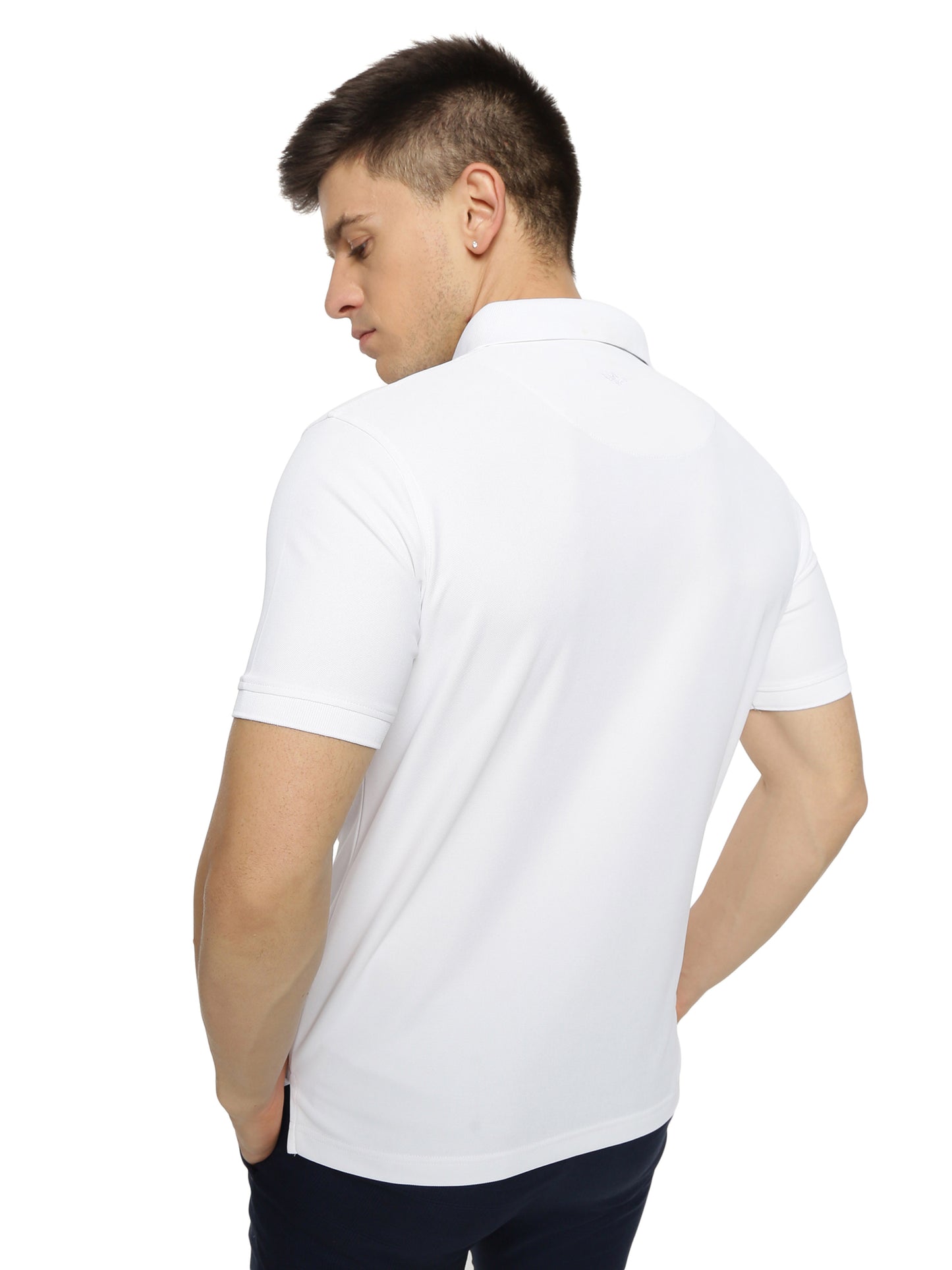 White Premium Golf Polo T-Shirt