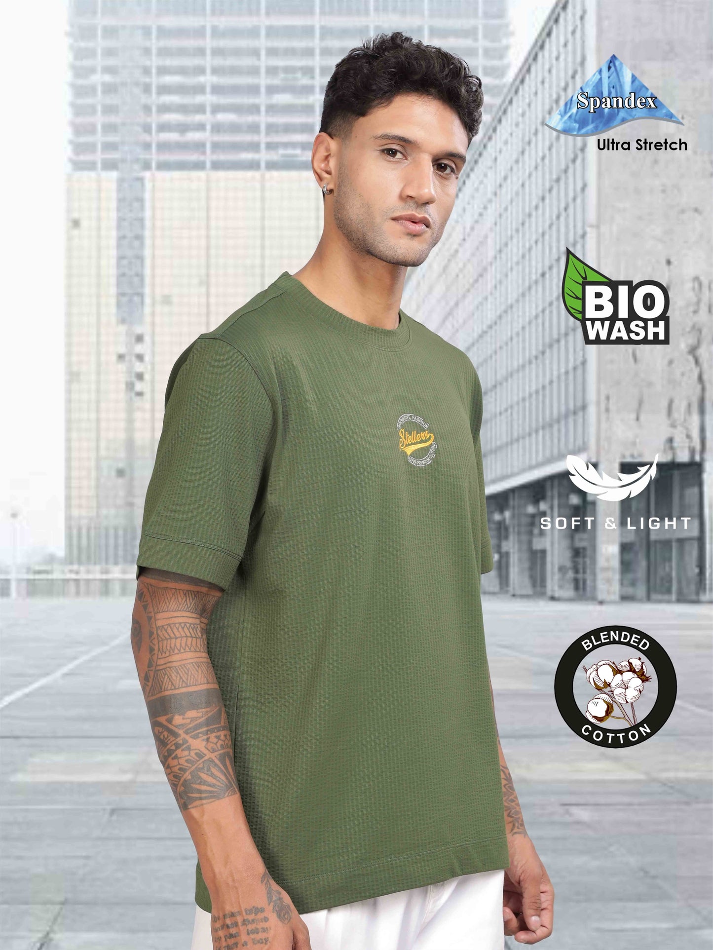 Olive Green Men’s Oversize T-Shirt