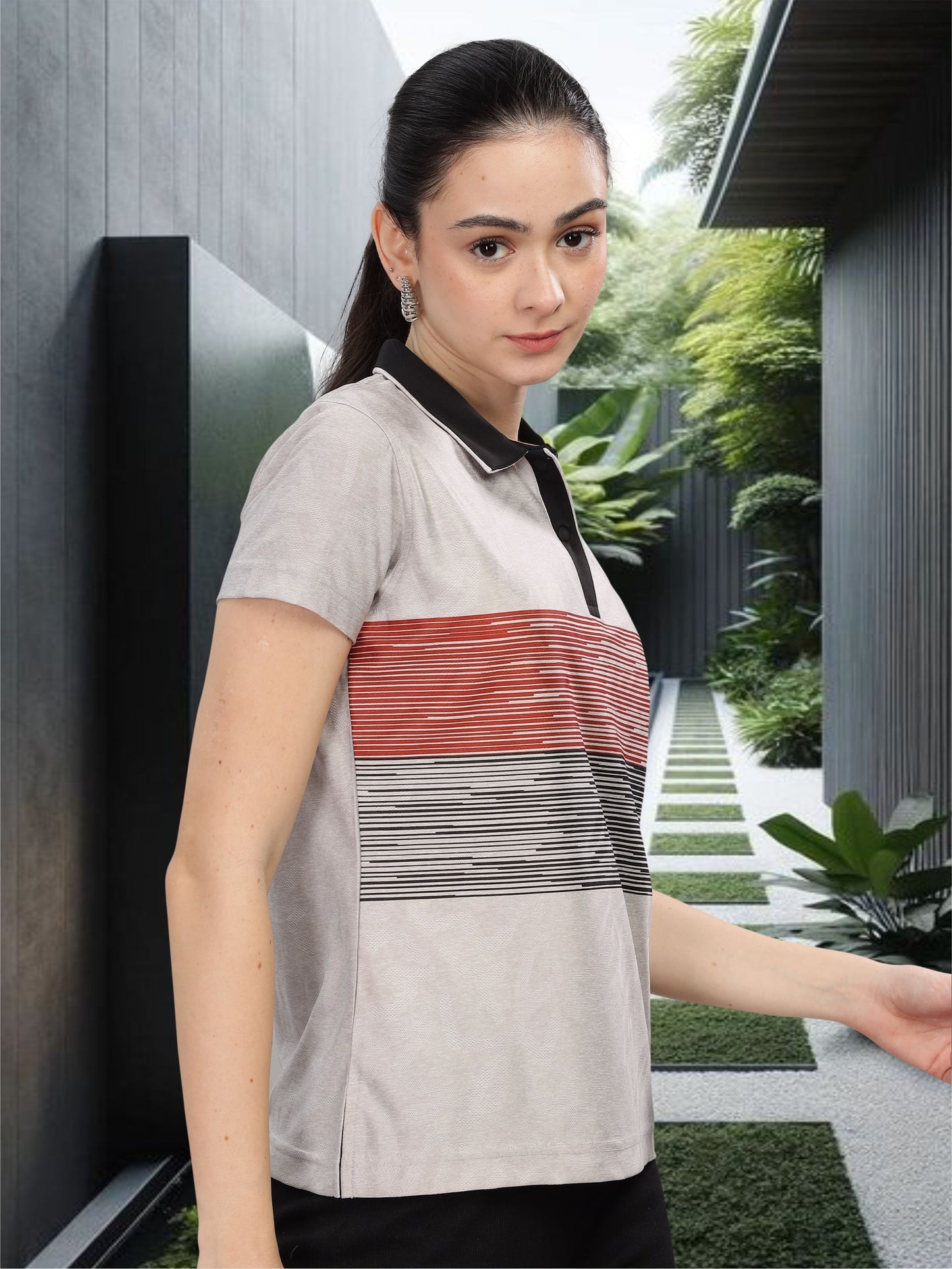 Grey Women's Sportswear T Shirt