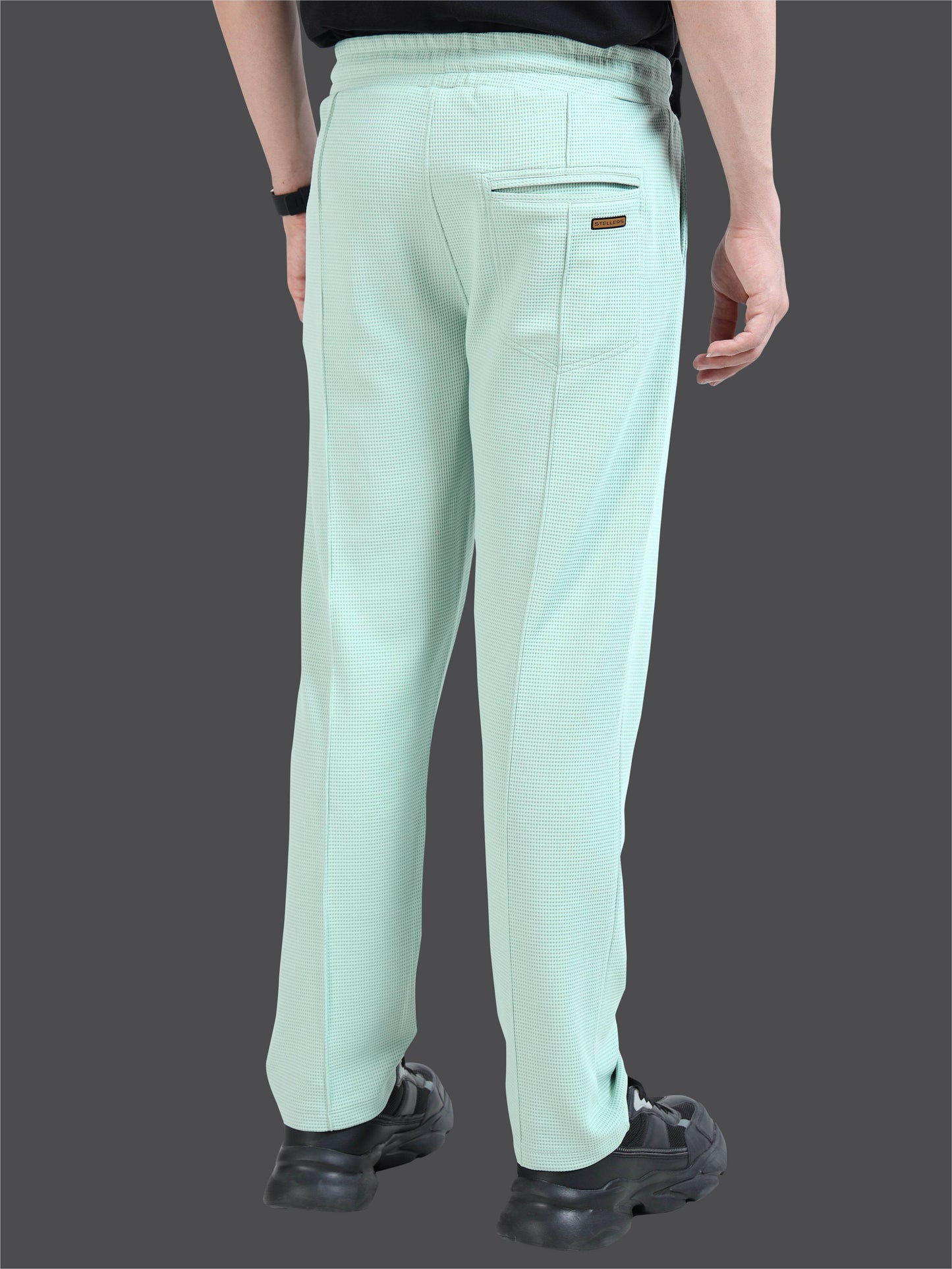 Men's Premium Stretchable Track Pants - Green | Feather Touch Feel | Regular Fit | Wrinkle Free | Quick Dry