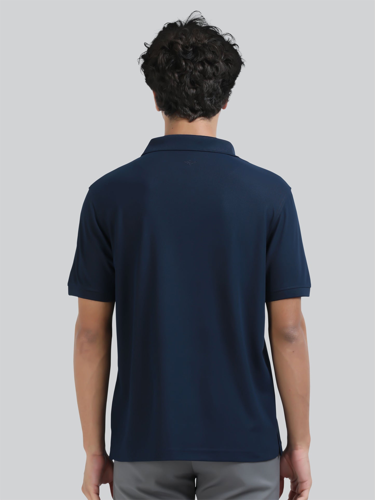Men Navy Blue Premium Golf Polo T-Shirt | Quick Dry | Stretchable | UV Protected | Wrinkle & Odour-Free
