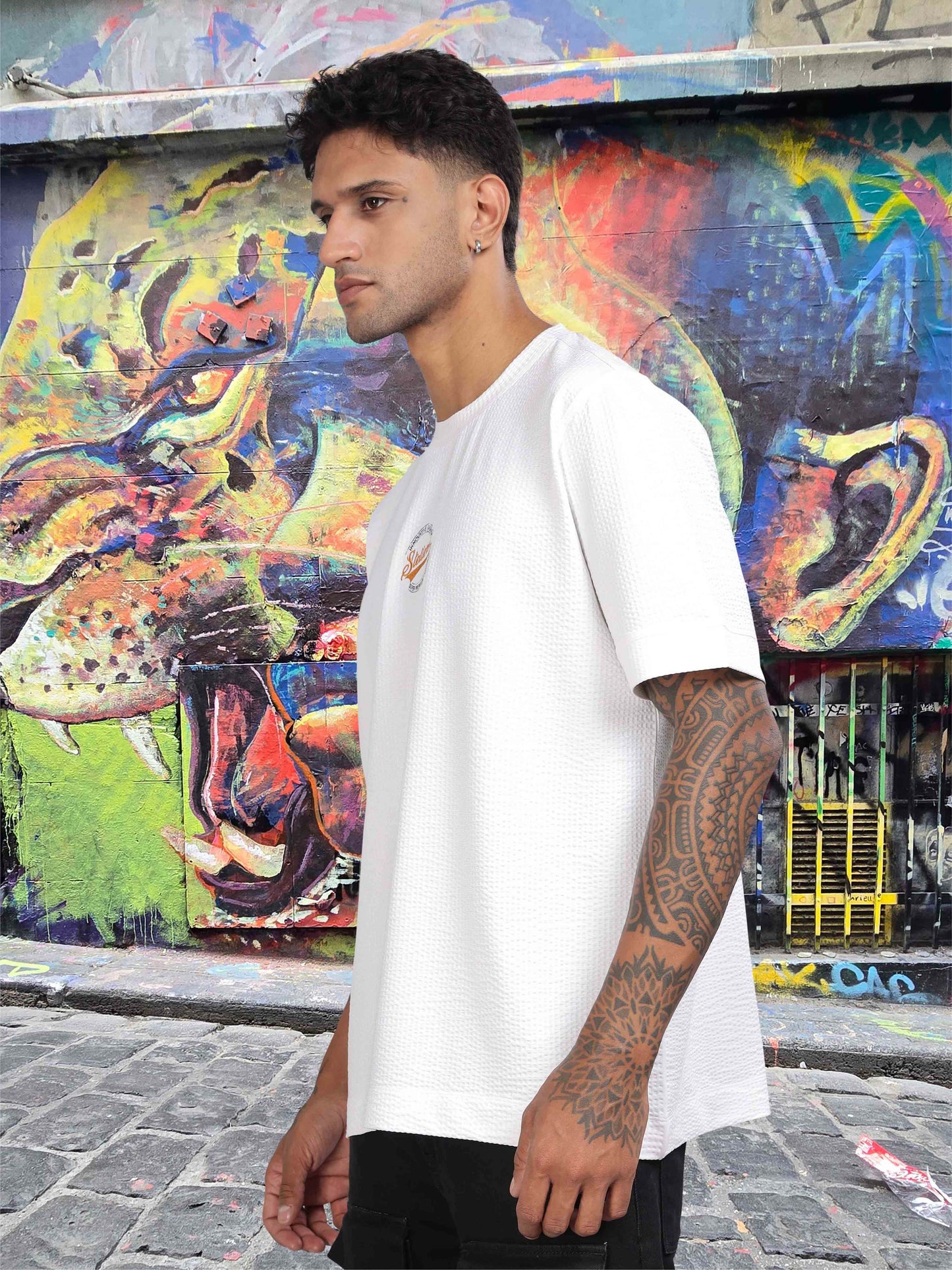 White Oversize T Shirt for Men