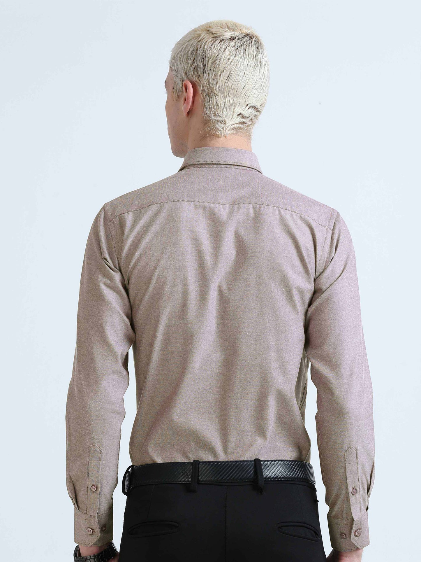 Wine Storm Oxford Formal Shirts for Men