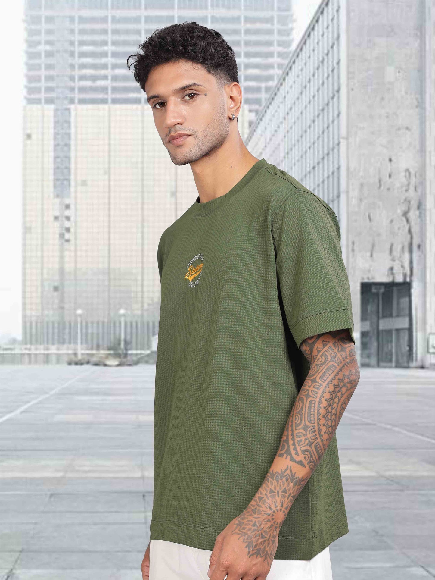 Olive Green Men’s Oversize T-Shirt