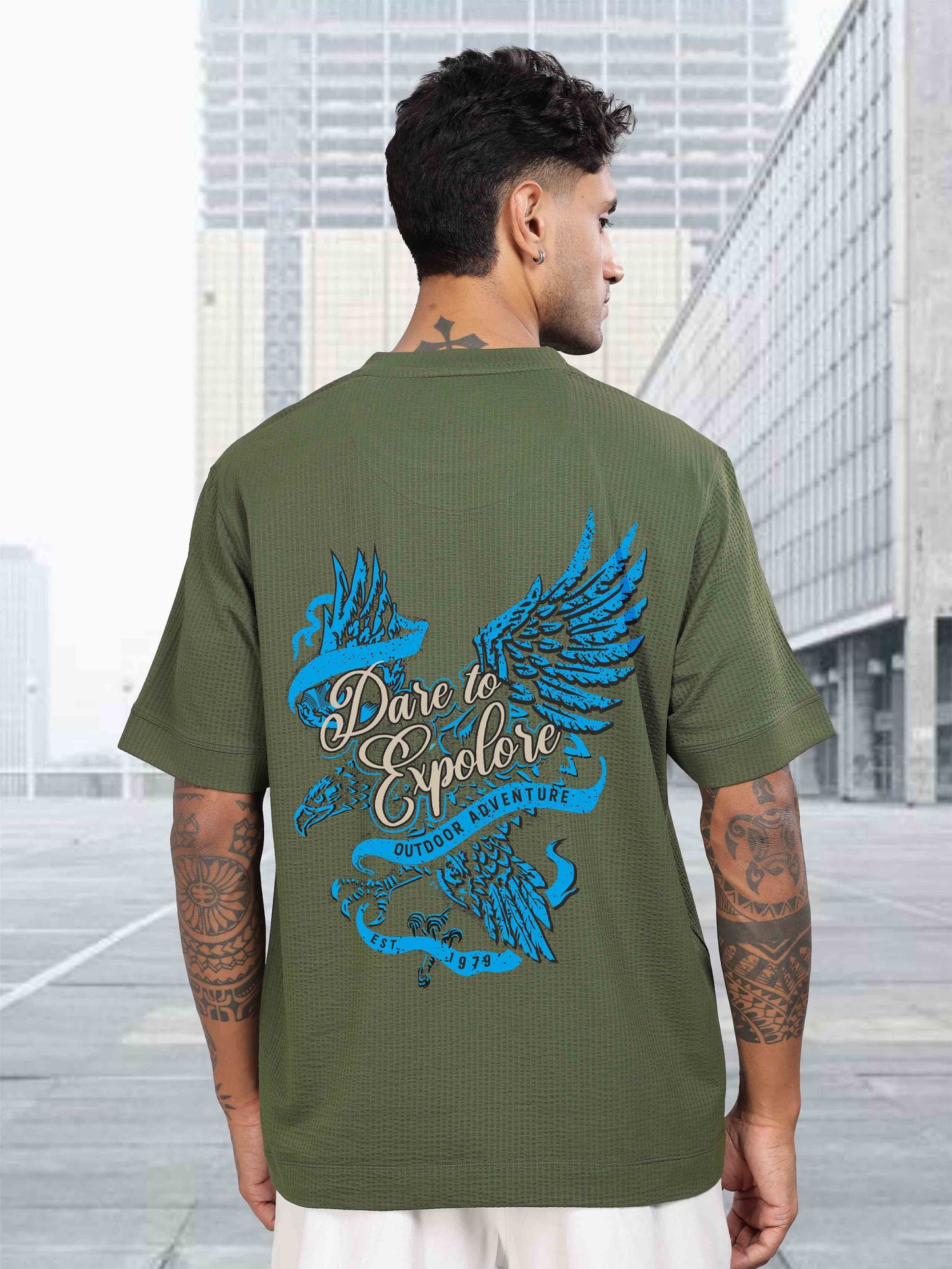 Olive Green Men’s Oversize T-Shirt