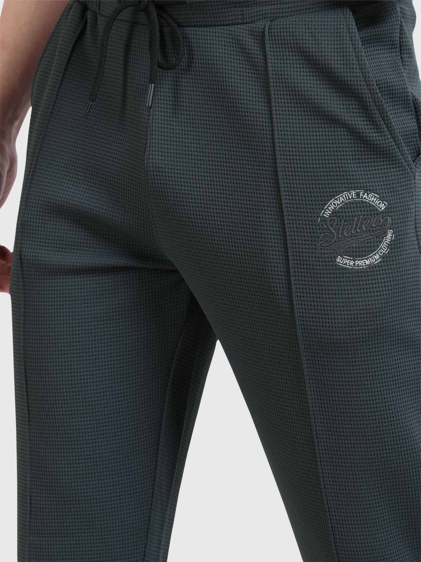 Men's Premium Stretchable Track Pants - Dark Grey | Feather Touch Feel | Regular Fit | Wrinkle Free | Quick Dry