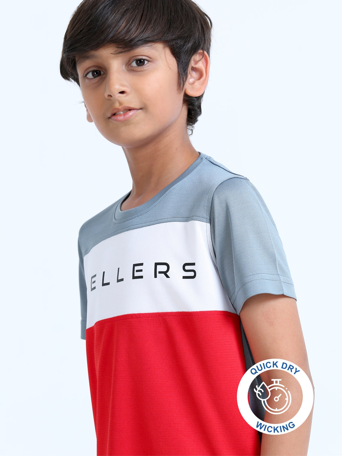 Red Center Panel T-Shirt