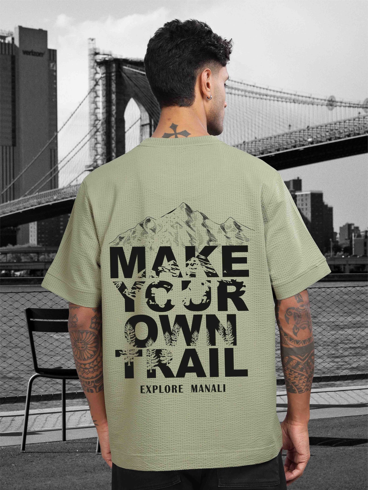 Moose Grey Men’s Oversize T Shirt