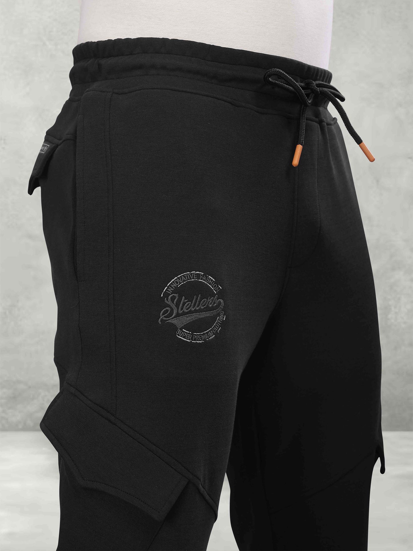 Black Track Pant for Men