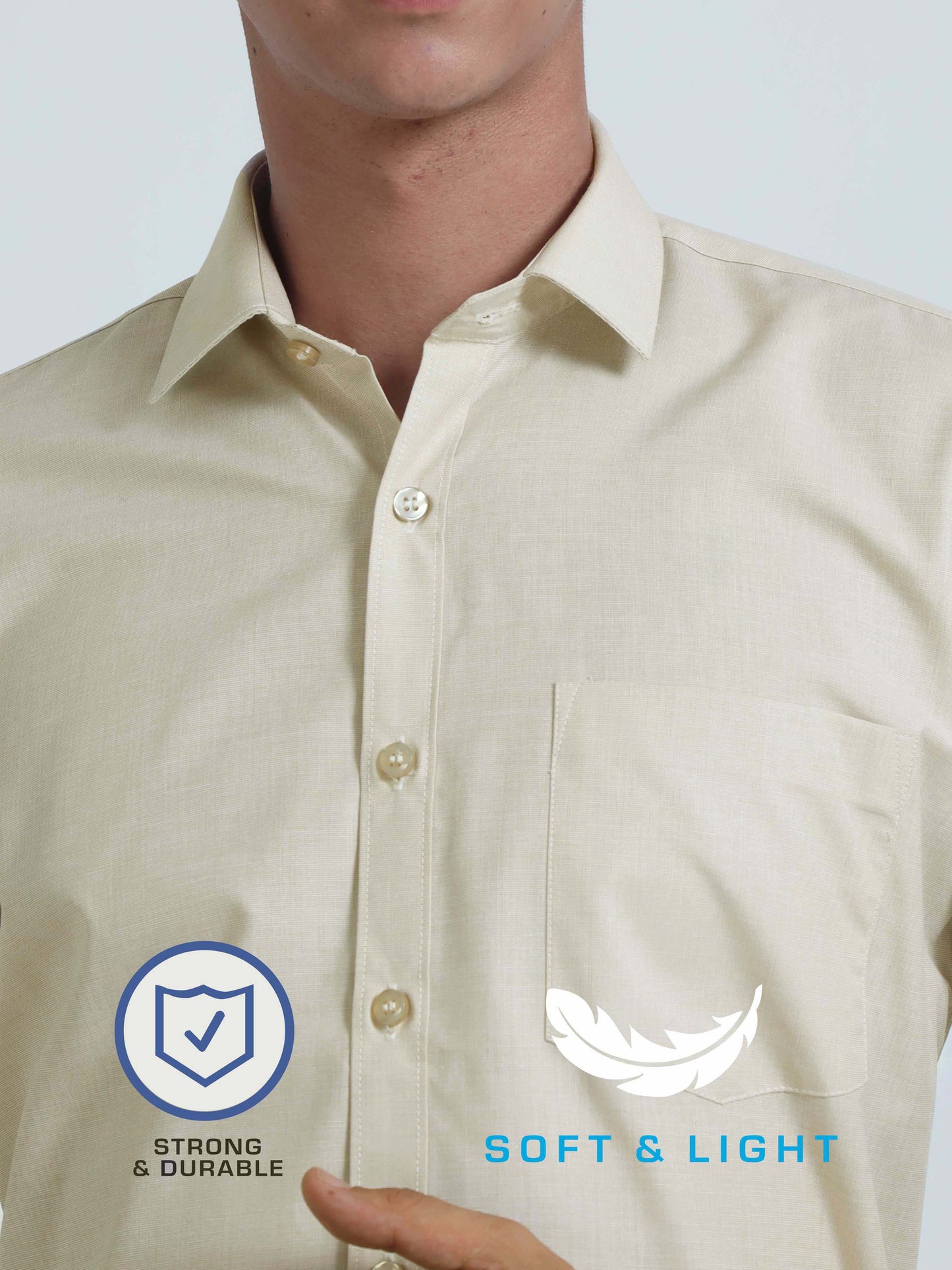 Fawn Filla Fill Formal Shirt for Men
