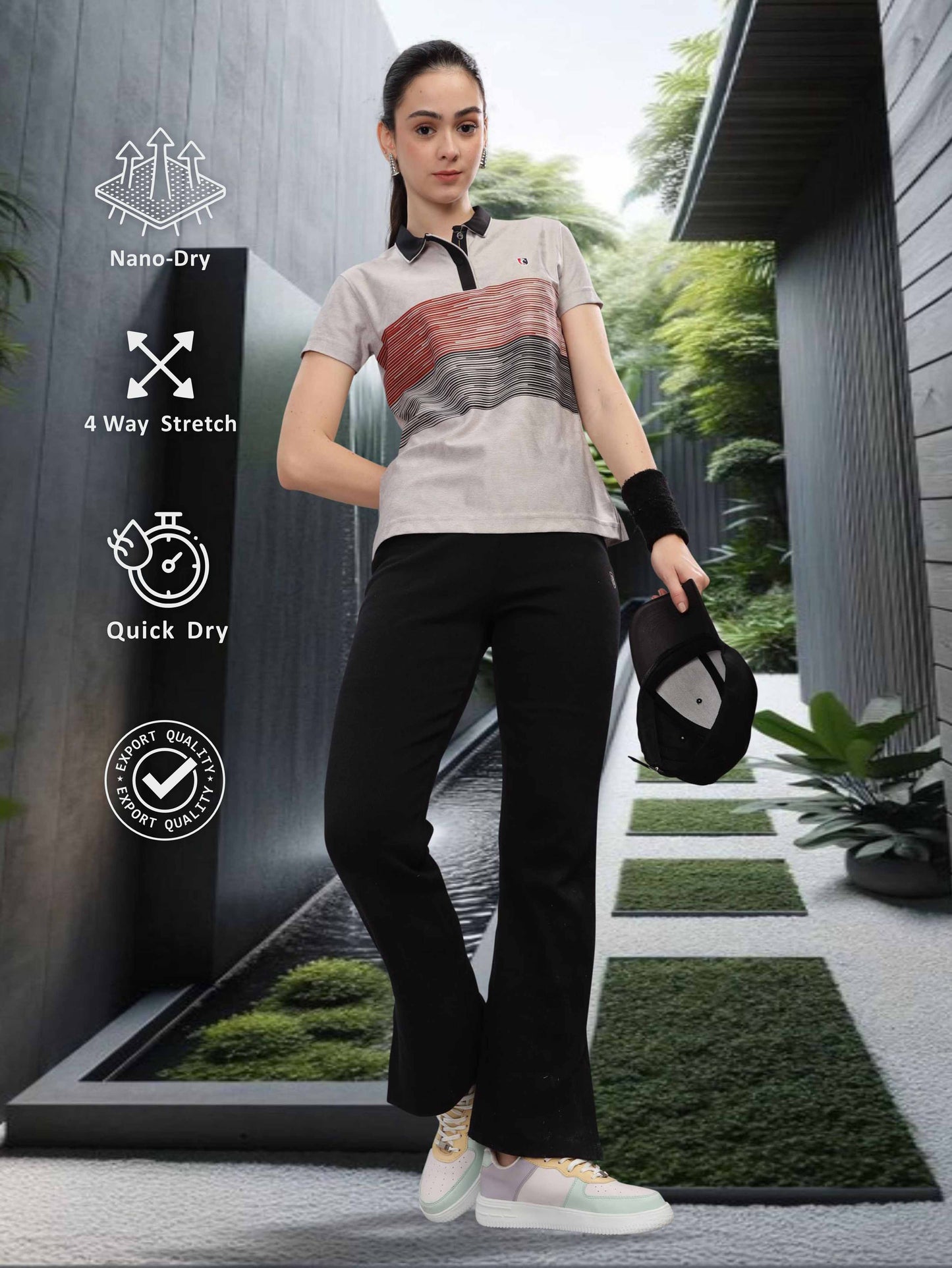 Grey Women's Sportswear T Shirt