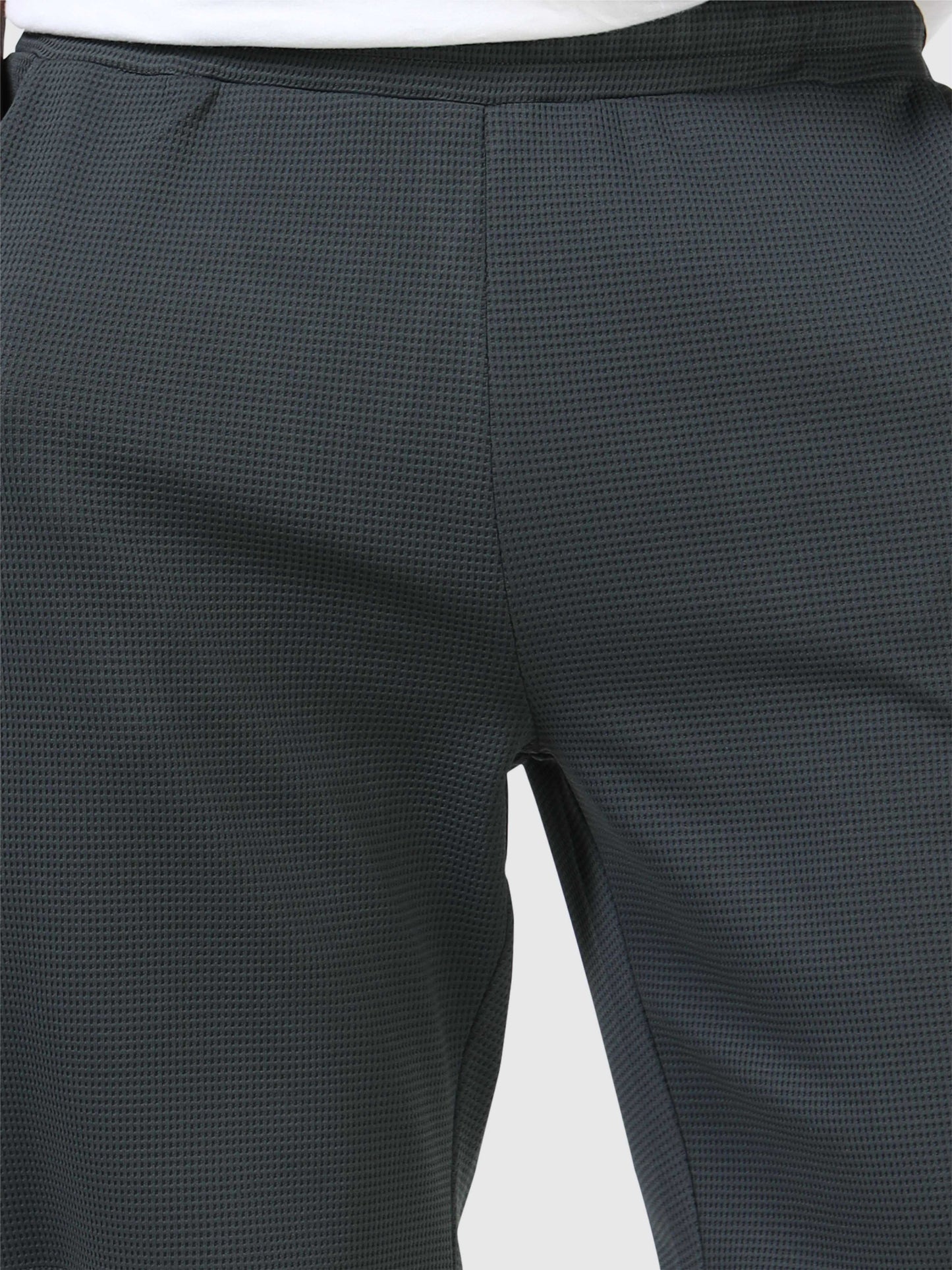 STELLERS Men's Premium Stretchable Shorts - Dark Grey | Feather Touch Feel | Breathable | Light Weight