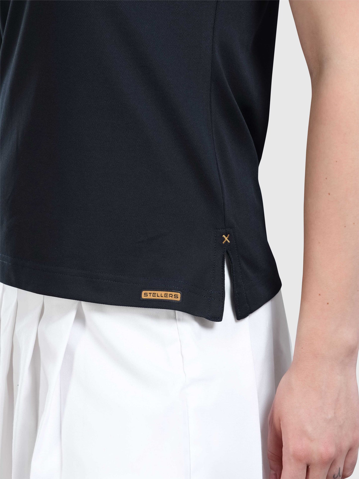 Navy Blue Women Premium SoftBerry PQ Polo T-Shirt