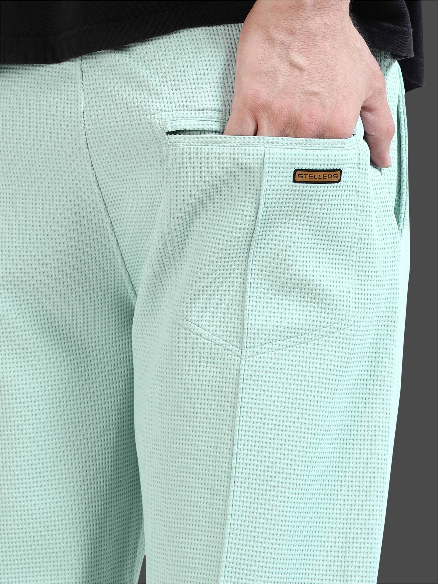 Men's Premium Stretchable Track Pants - Green | Feather Touch Feel | Regular Fit | Wrinkle Free | Quick Dry