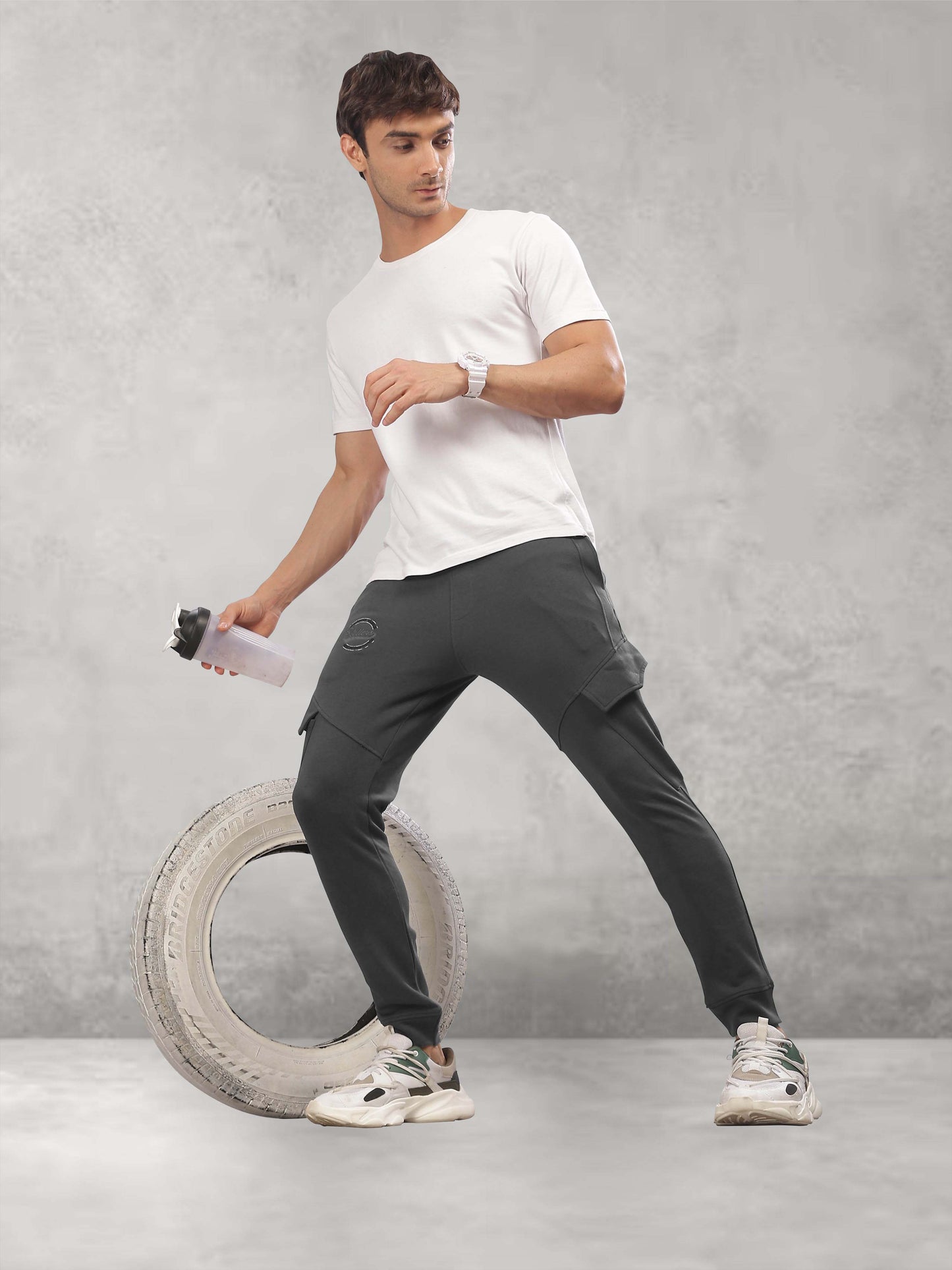 Dark Grey Track Pant for Men