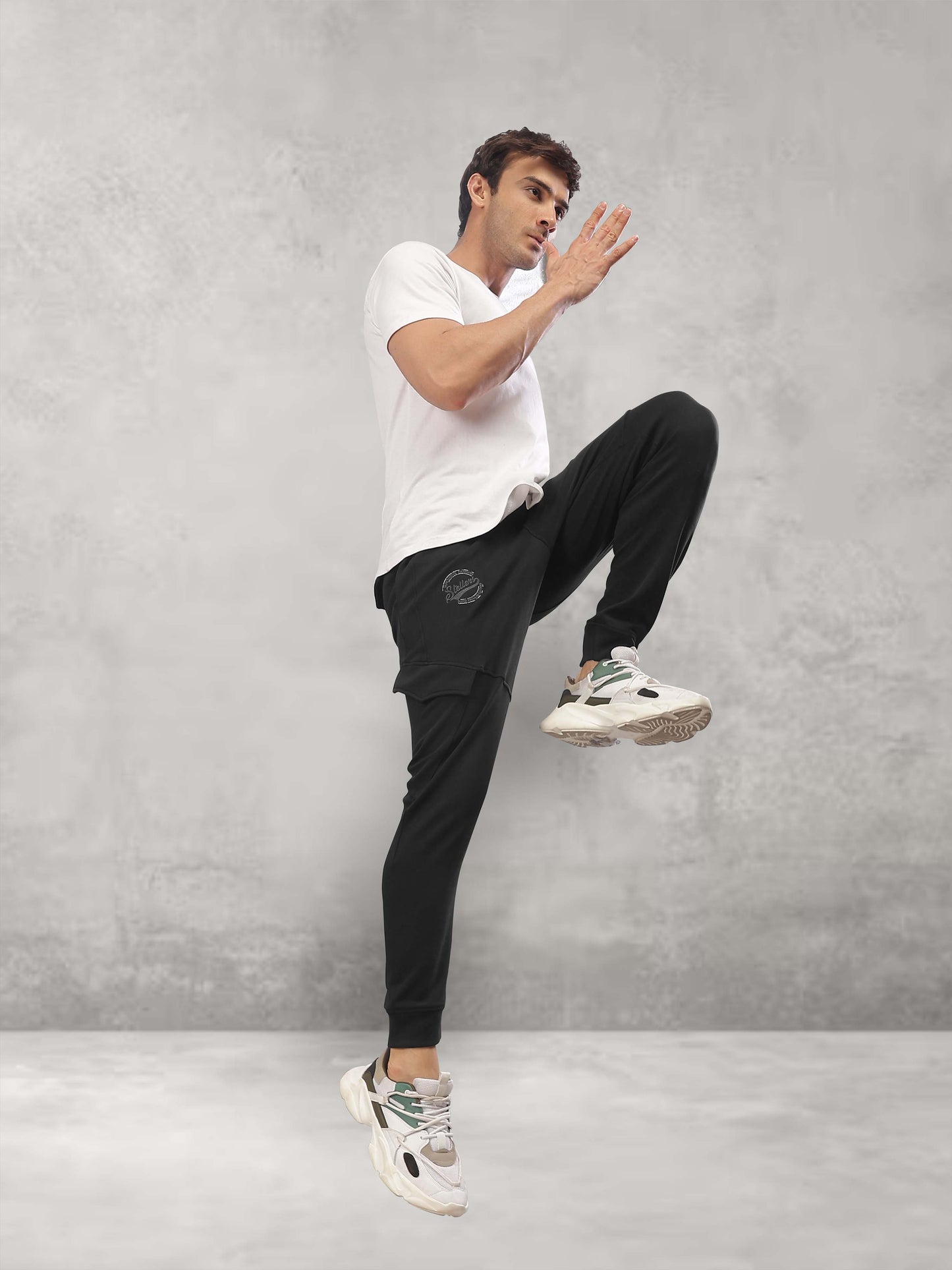 Black Track Pant for Men