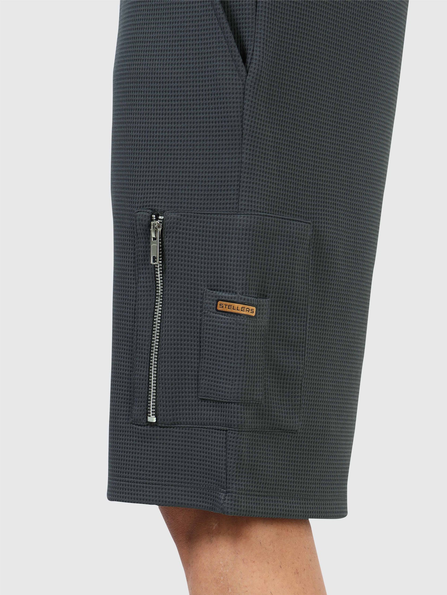 STELLERS Men's Premium Stretchable Shorts - Dark Grey | Feather Touch Feel | Breathable | Light Weight