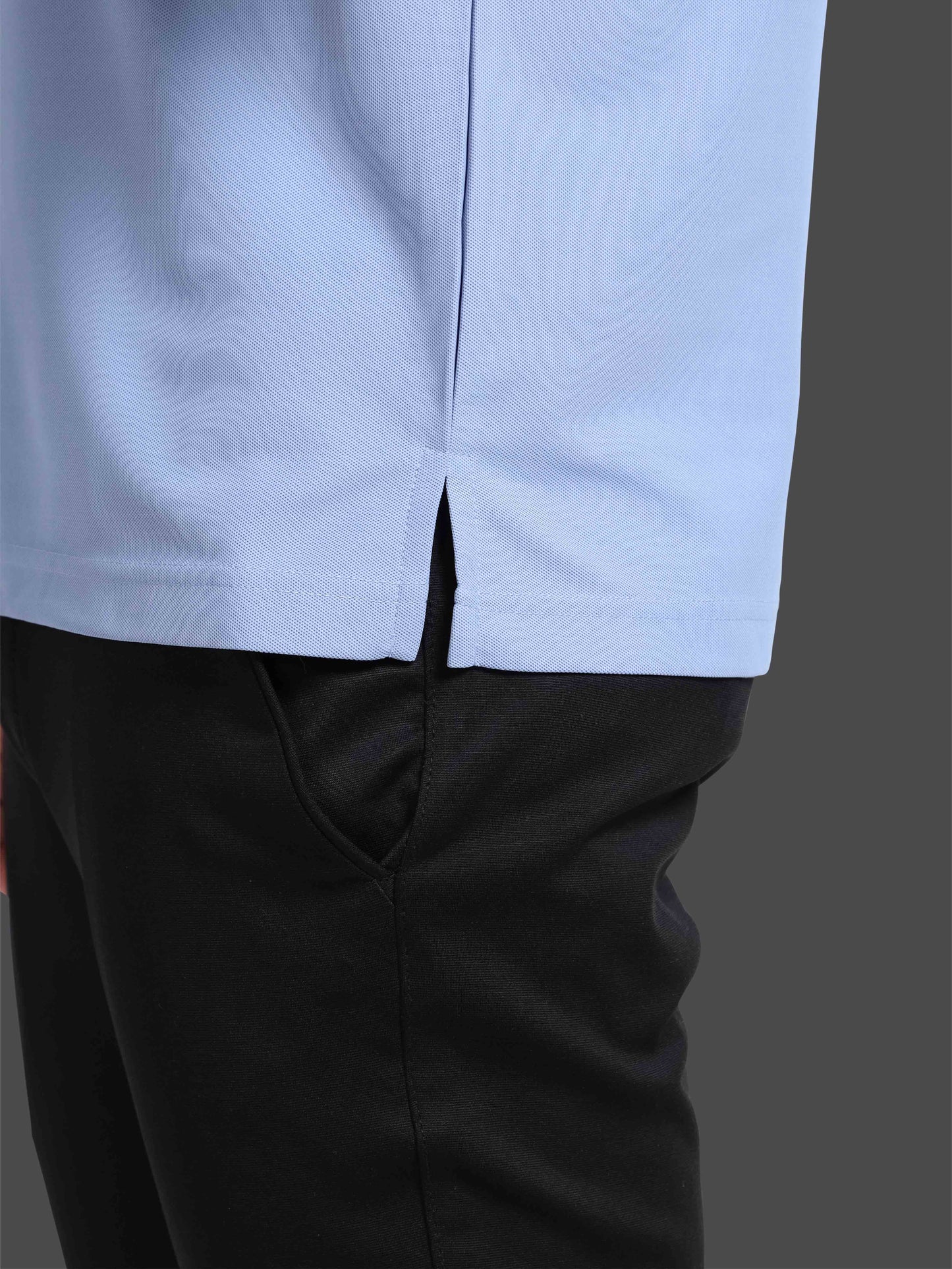 Men Light Purple Premium Golf Polo T-Shirt | Quick Dry | Stretchable | UV Protected | Wrinkle & Odour-Free