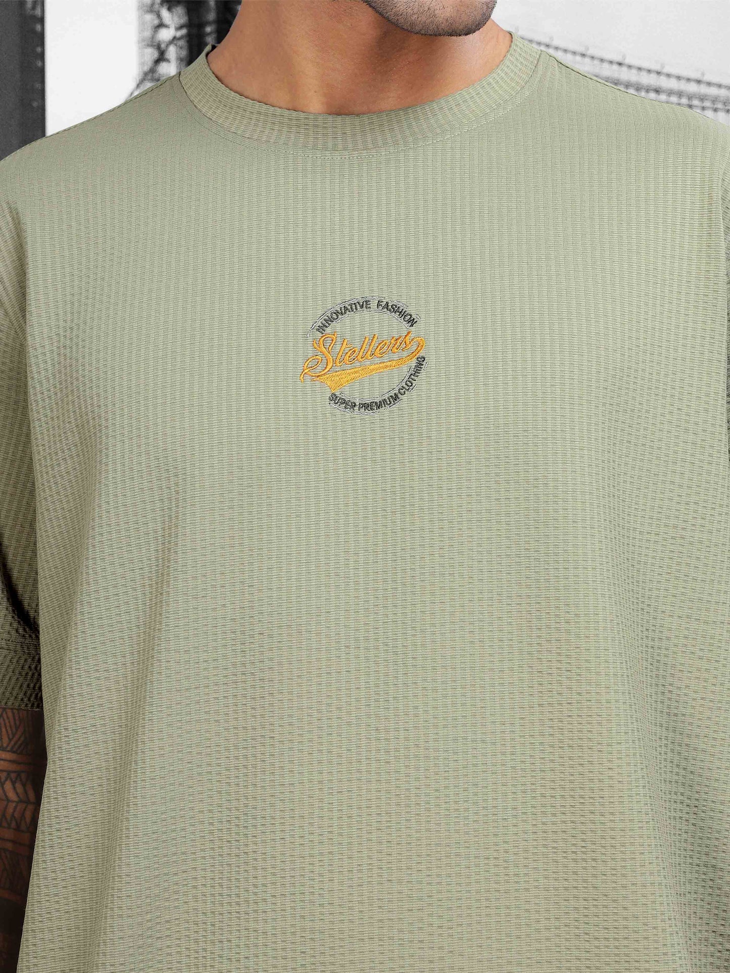 Moose Grey Men’s Oversize T Shirt