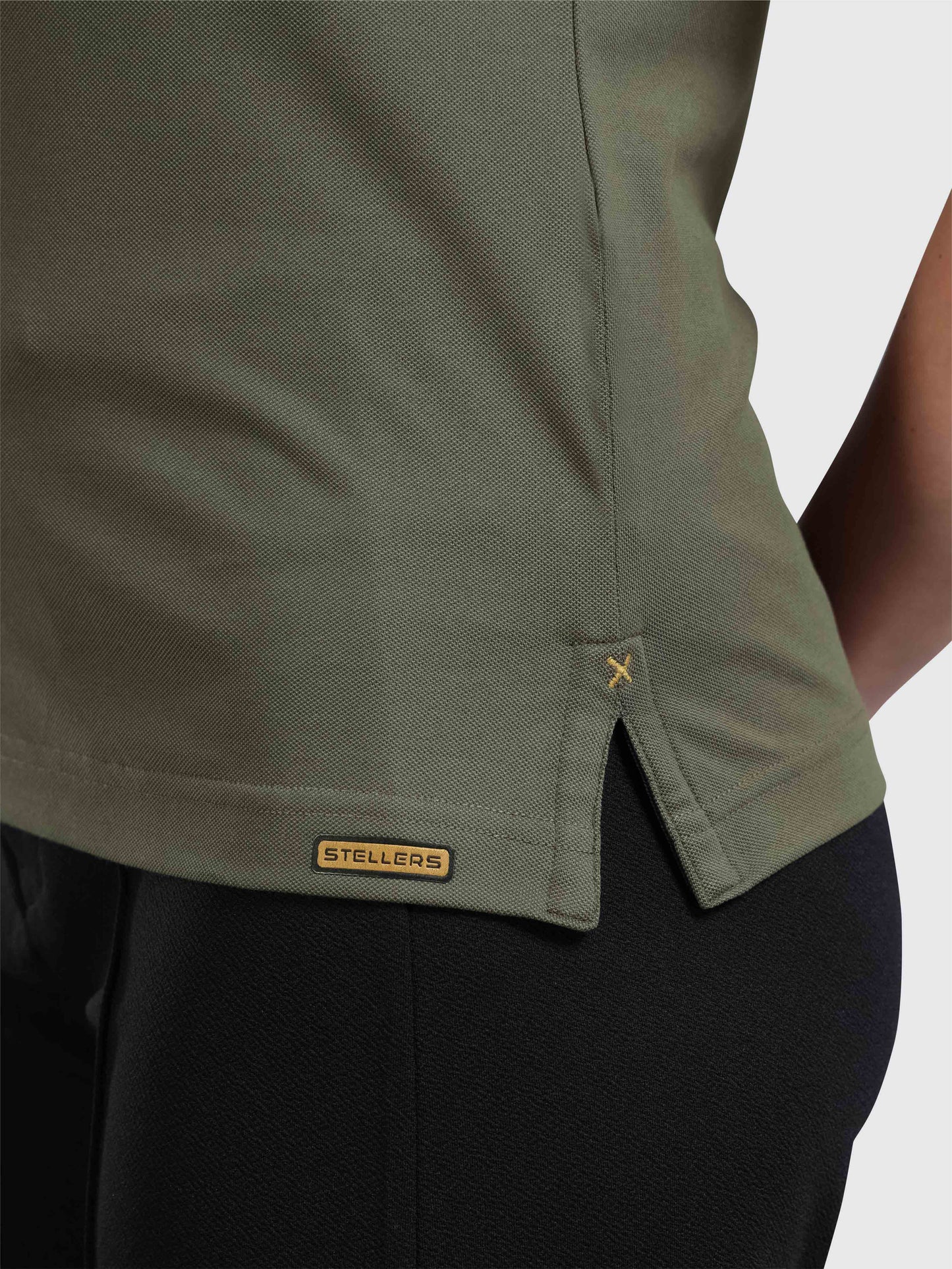 Olive Women Premium SoftBerry PQ Polo T-Shirt