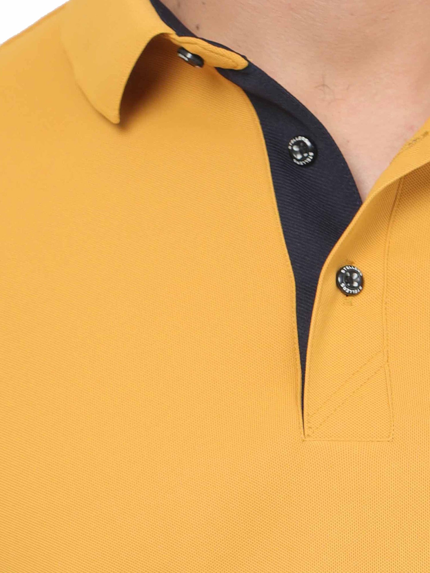 Mustard Classic Golf Polo T-Shirt