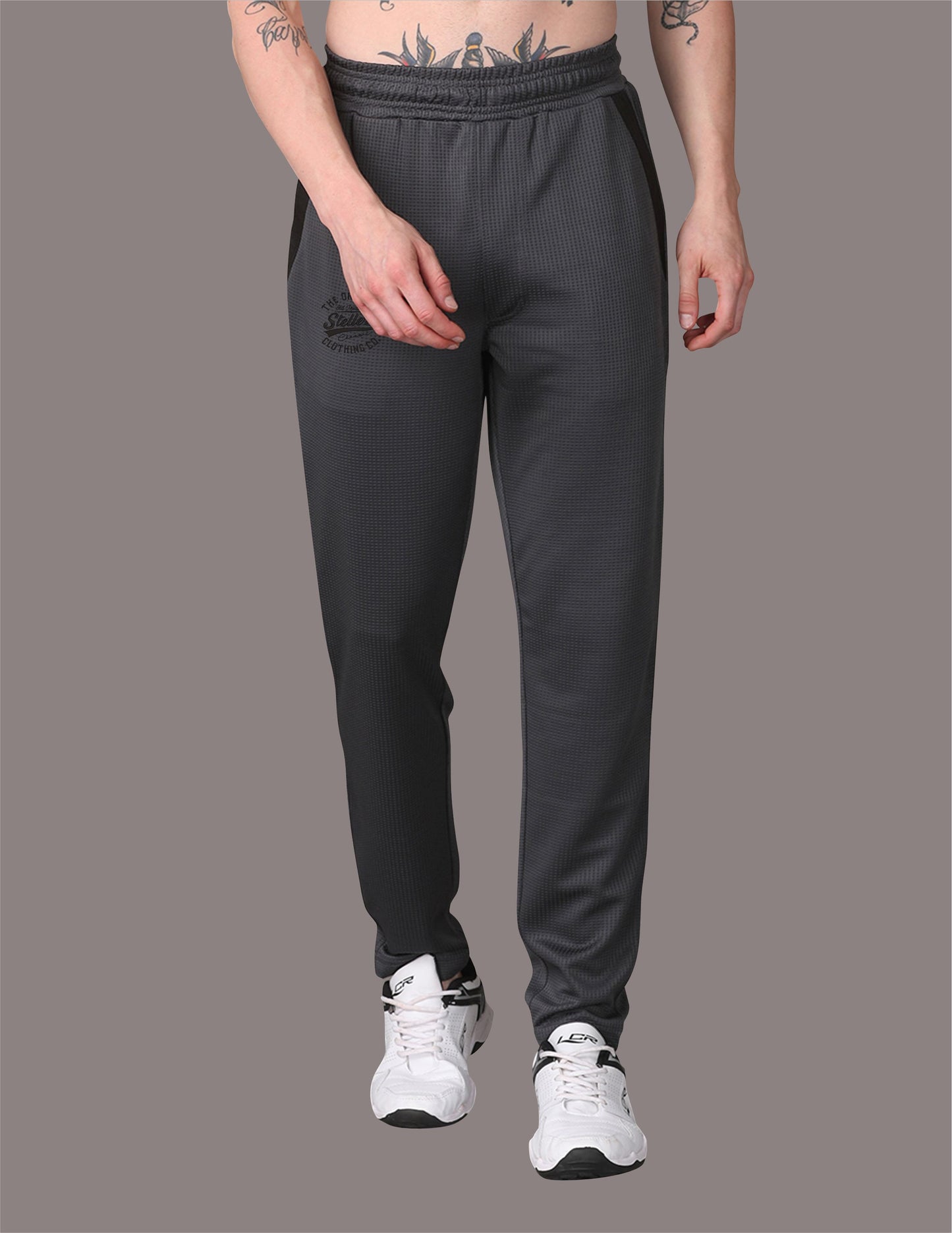 Dark Grey Men's Track Pant