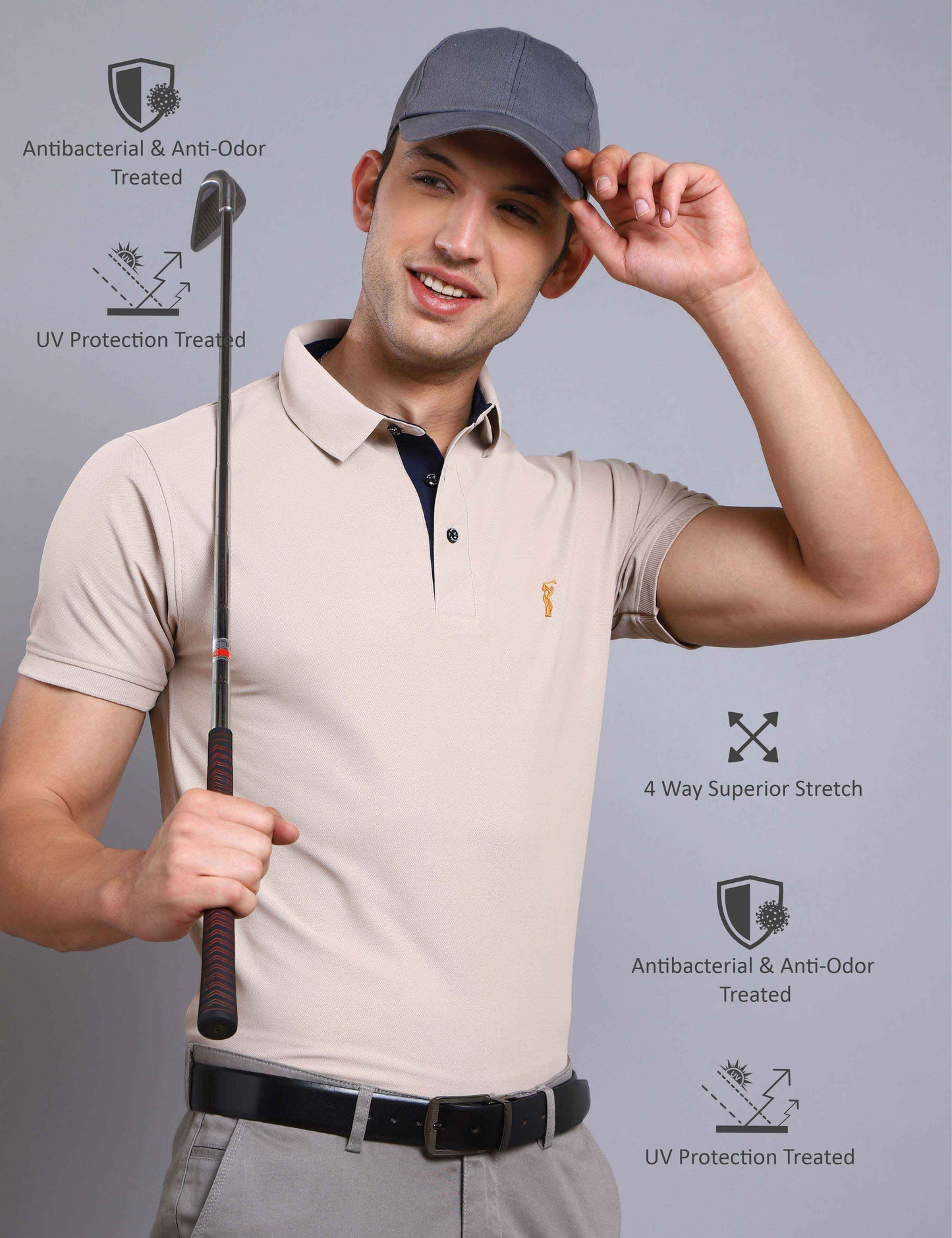Fawn Premium Golf Polo T-Shirt