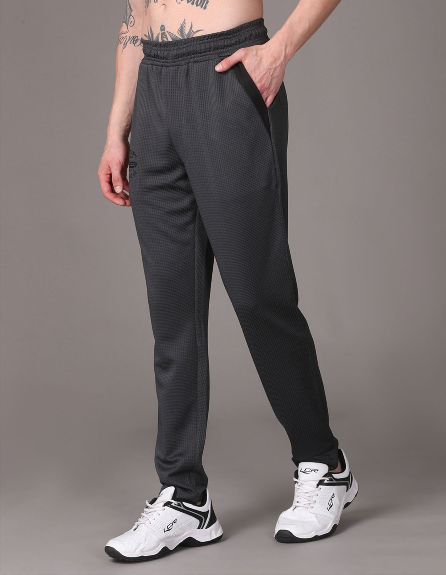 Dark Grey Men's Track Pant