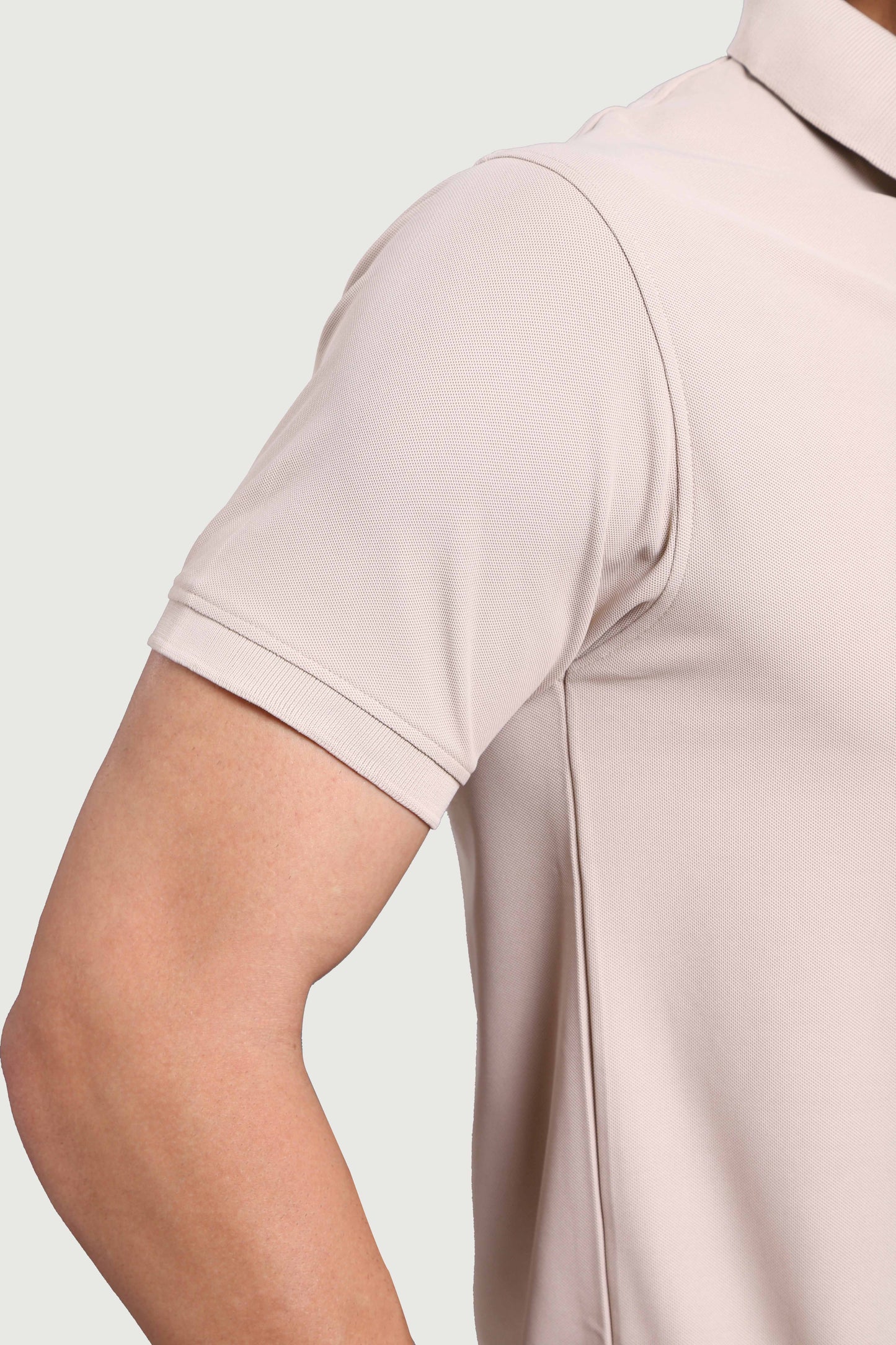 Men Fawn Signature Golf Polo T-Shirt | Quick Dry | Stretchable | UV Protected | Wrinkle & Odour-Free