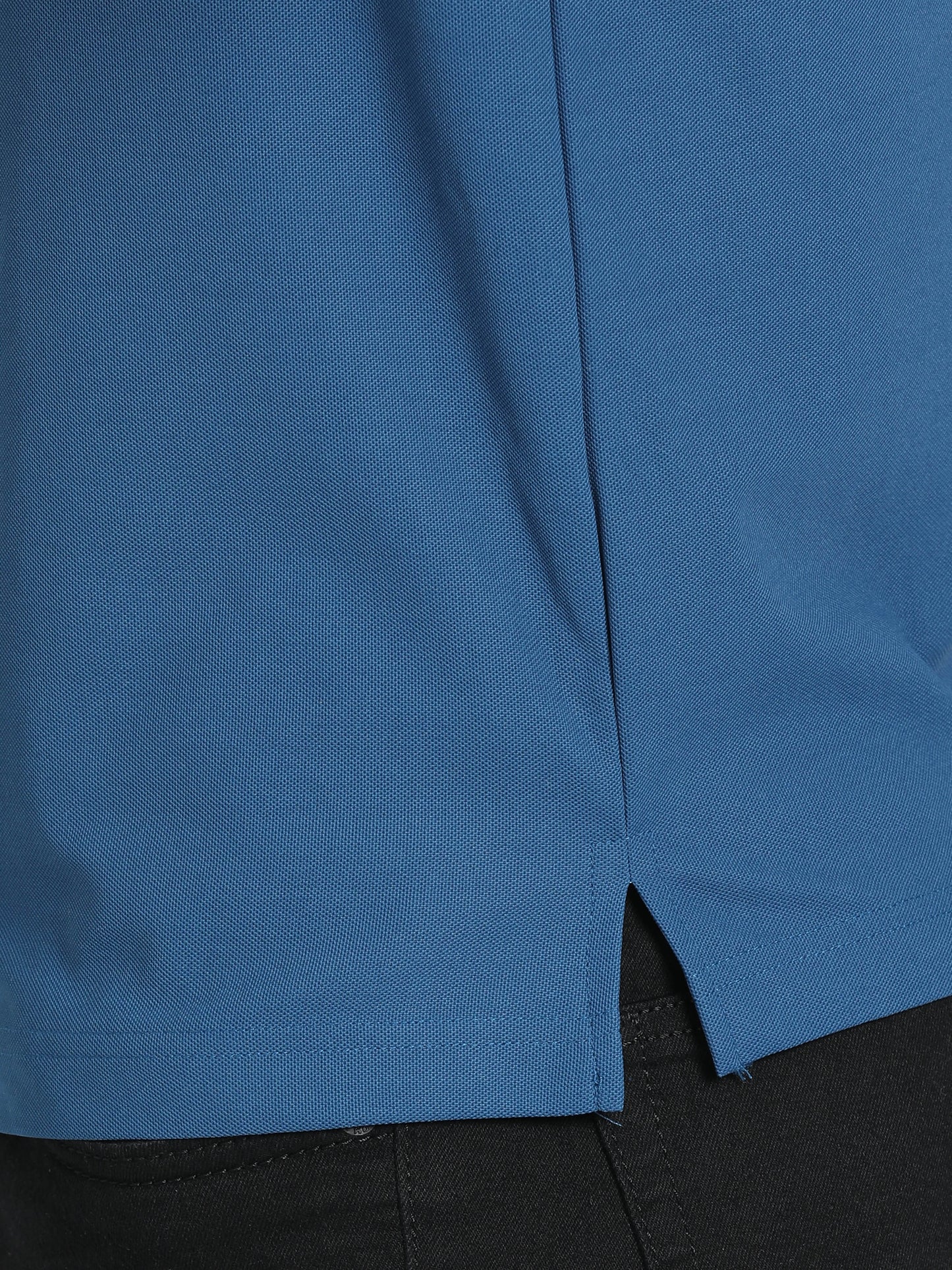 Men Teal Blue Premium Golf Polo T-Shirt | Quick Dry | Stretchable | UV Protected | Wrinkle & Odour-Free