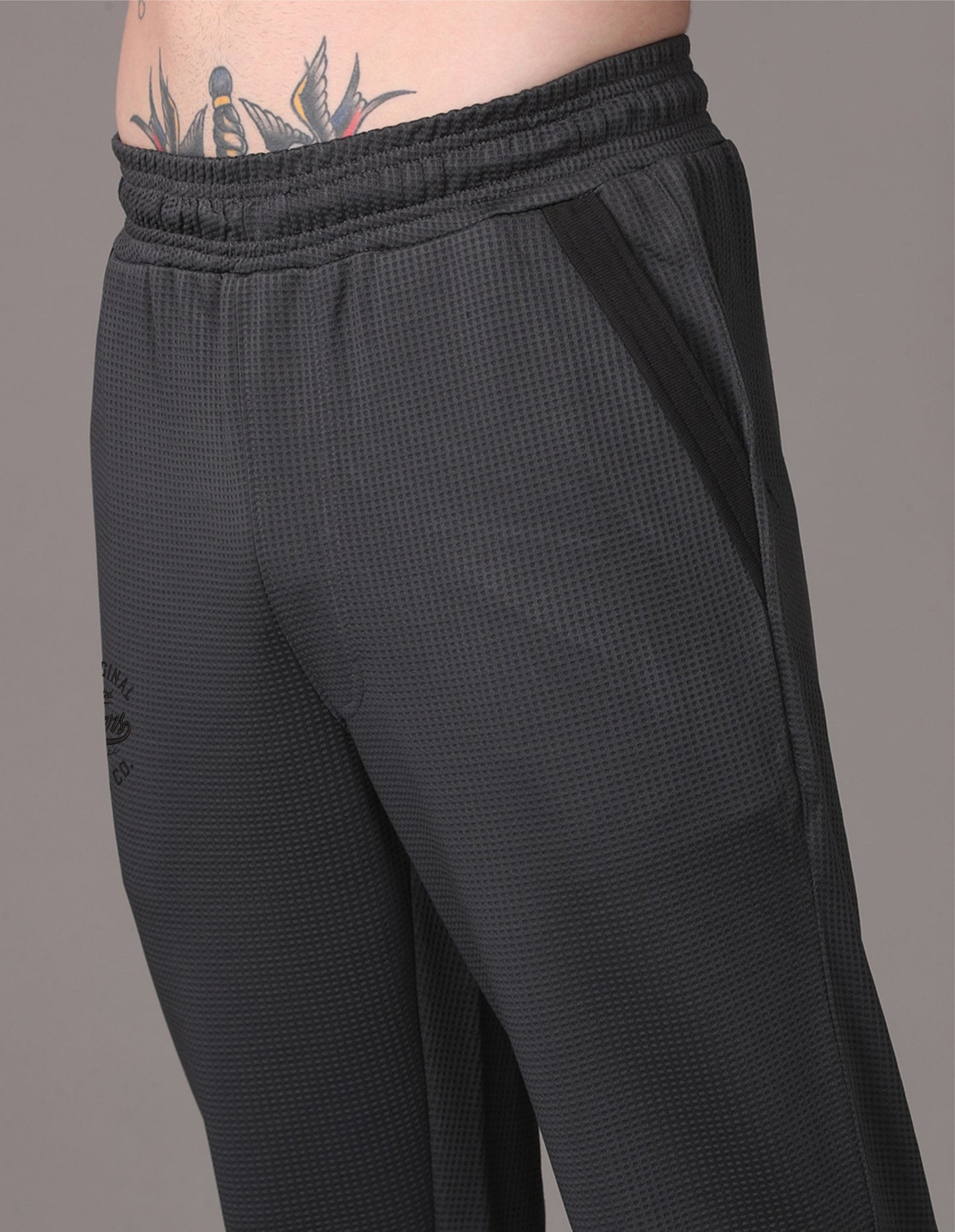 Dark Grey Men's Track Pant
