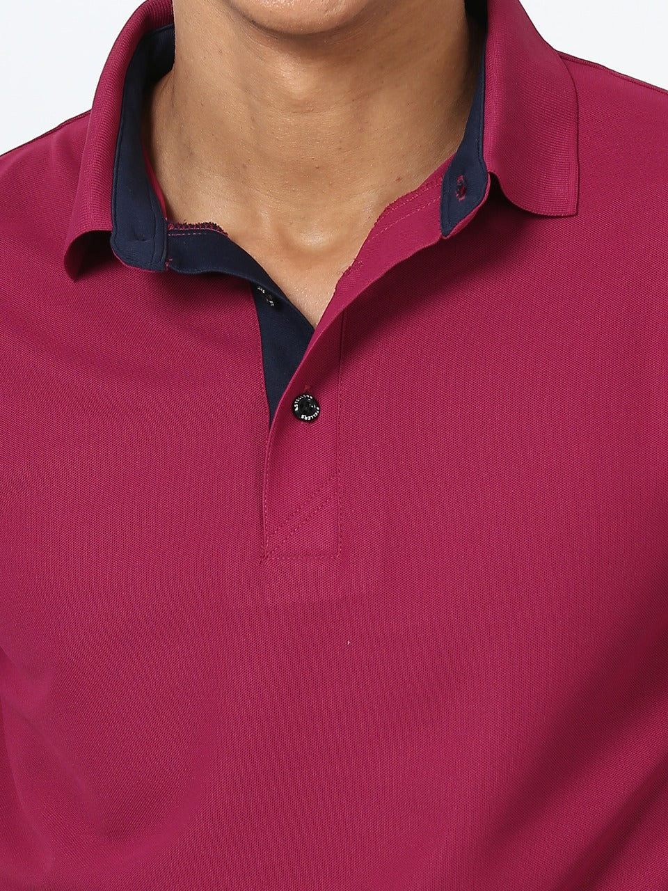 Men Magenta Premium Golf Polo T- Shirt | Quick Dry | Stretchable | UV Protected | Wrinkle & Odour-Free