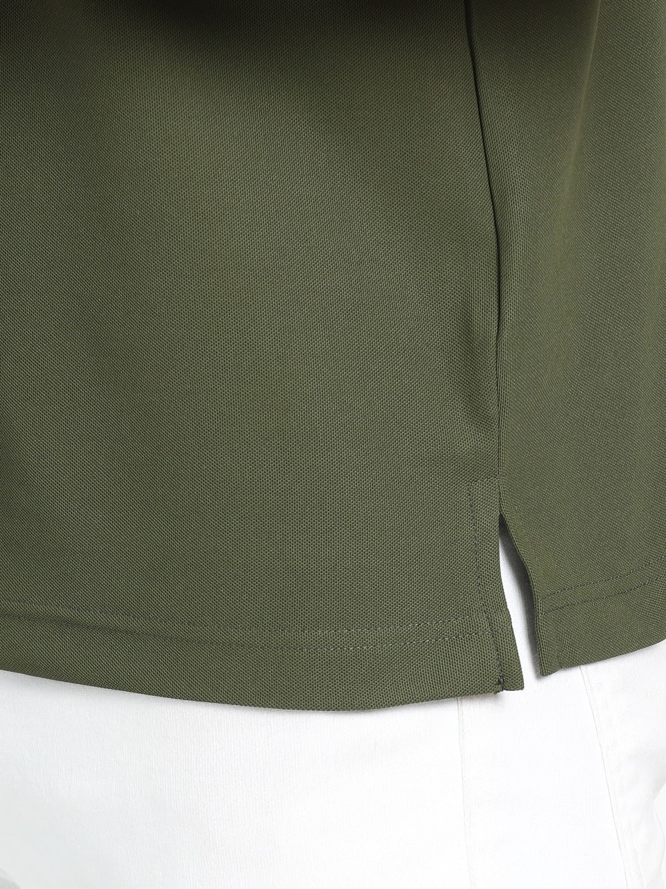 Men Olive Green Premium Golf Polo T-Shirt | Quick Dry | Stretchable | UV Protected | Wrinkle & Odour-Free