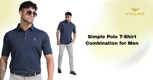 Simple Polo T-Shirt Combination for Men