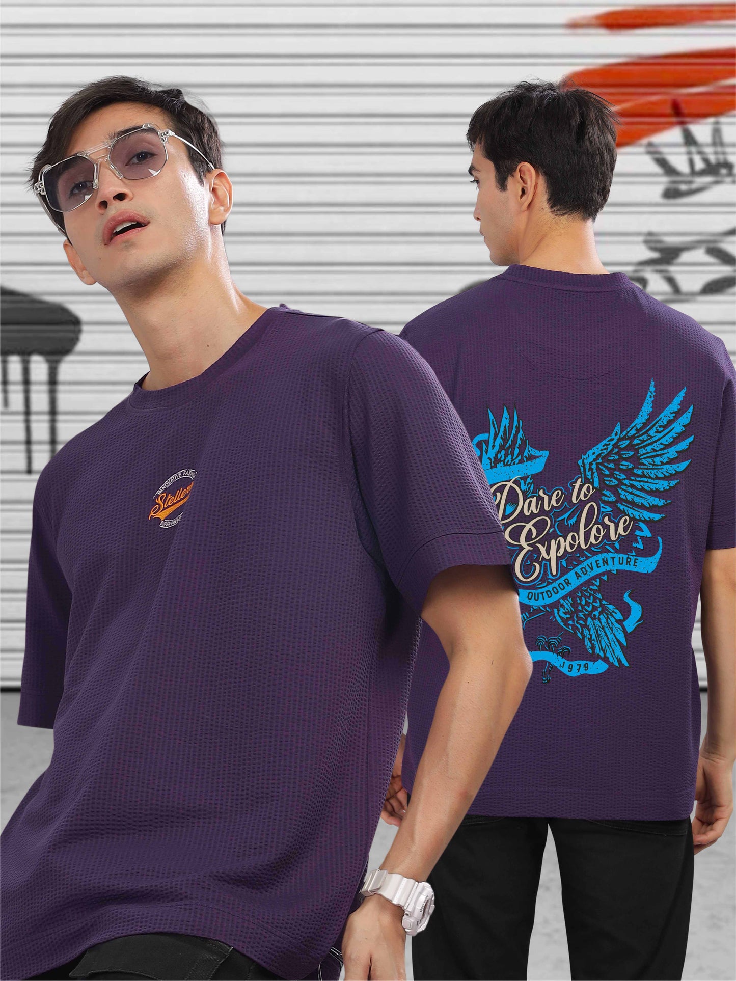 Black Currant Oversize T Shirt