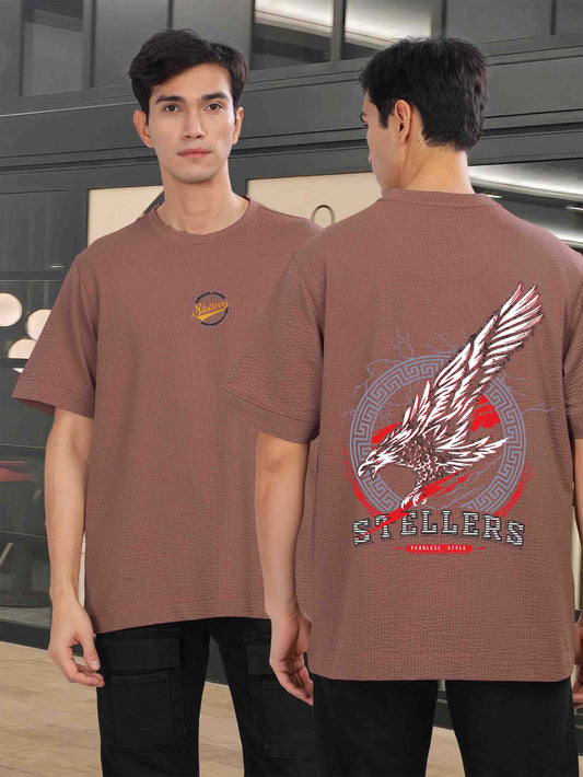 Mauve Oversize T Shirt for Men
