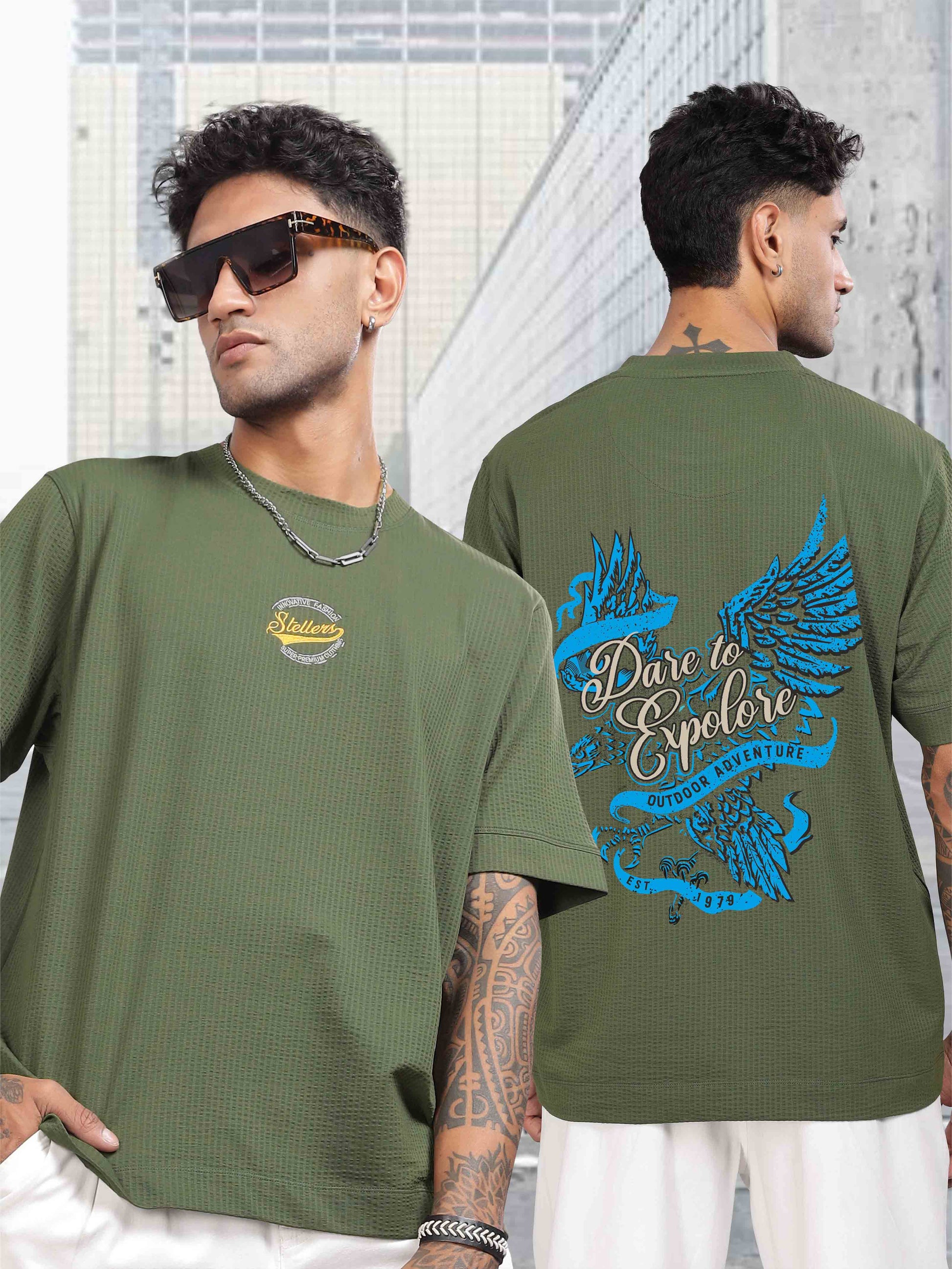 Olive Green Men’s Oversize T-Shirt